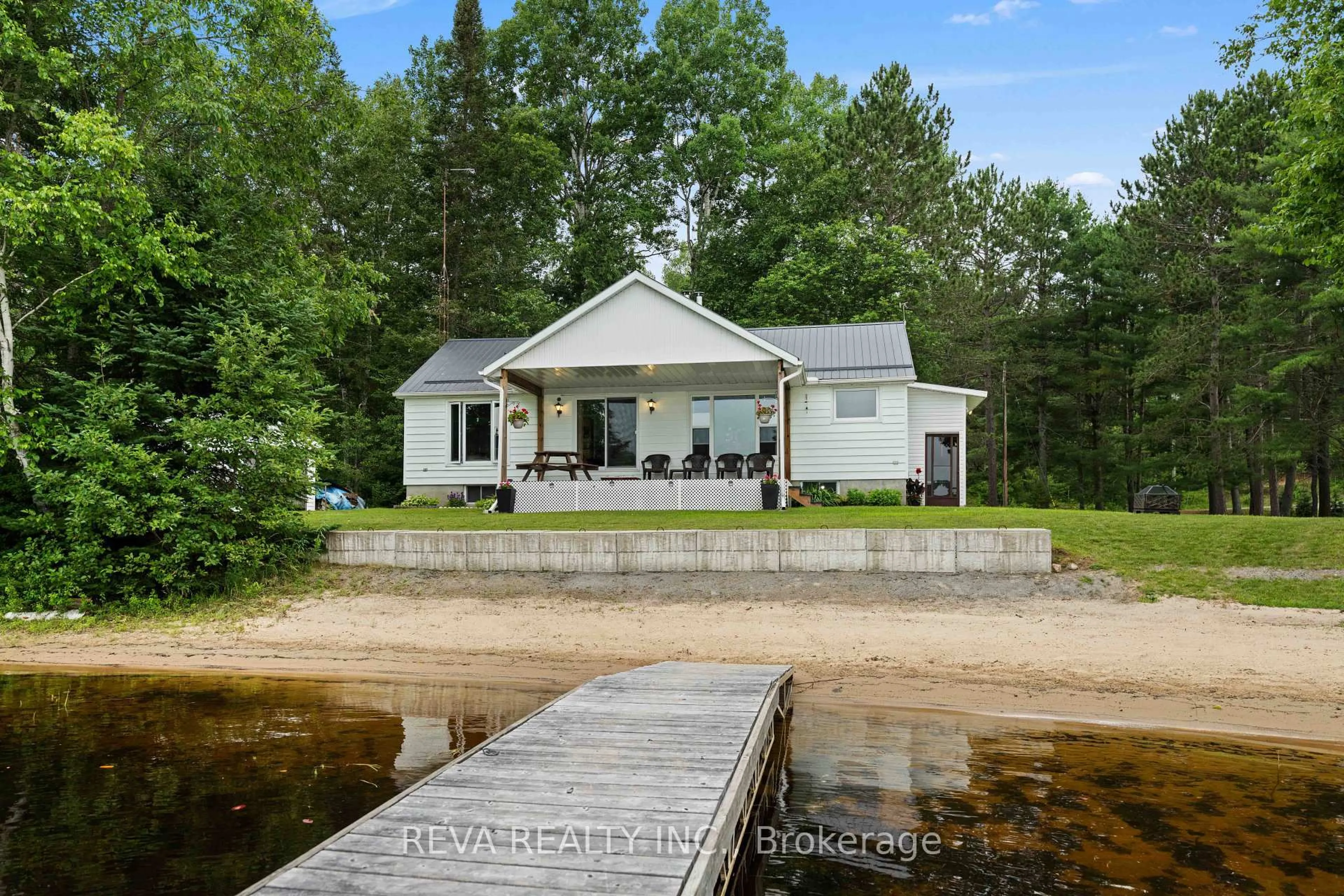 A pic from outside/outdoor area/front of a property/back of a property/a pic from drone, water/lake/river/ocean view for 146 Centre Rd, Maynooth Ontario K0L 2K0