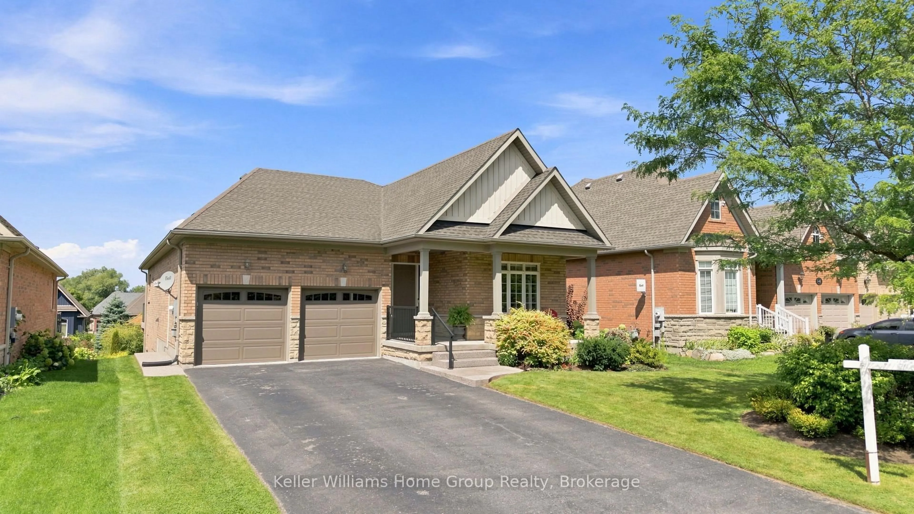 Home with brick exterior material, street for 145 Aberfoyle Mill Cres #53, Puslinch Ontario N0B 2J0
