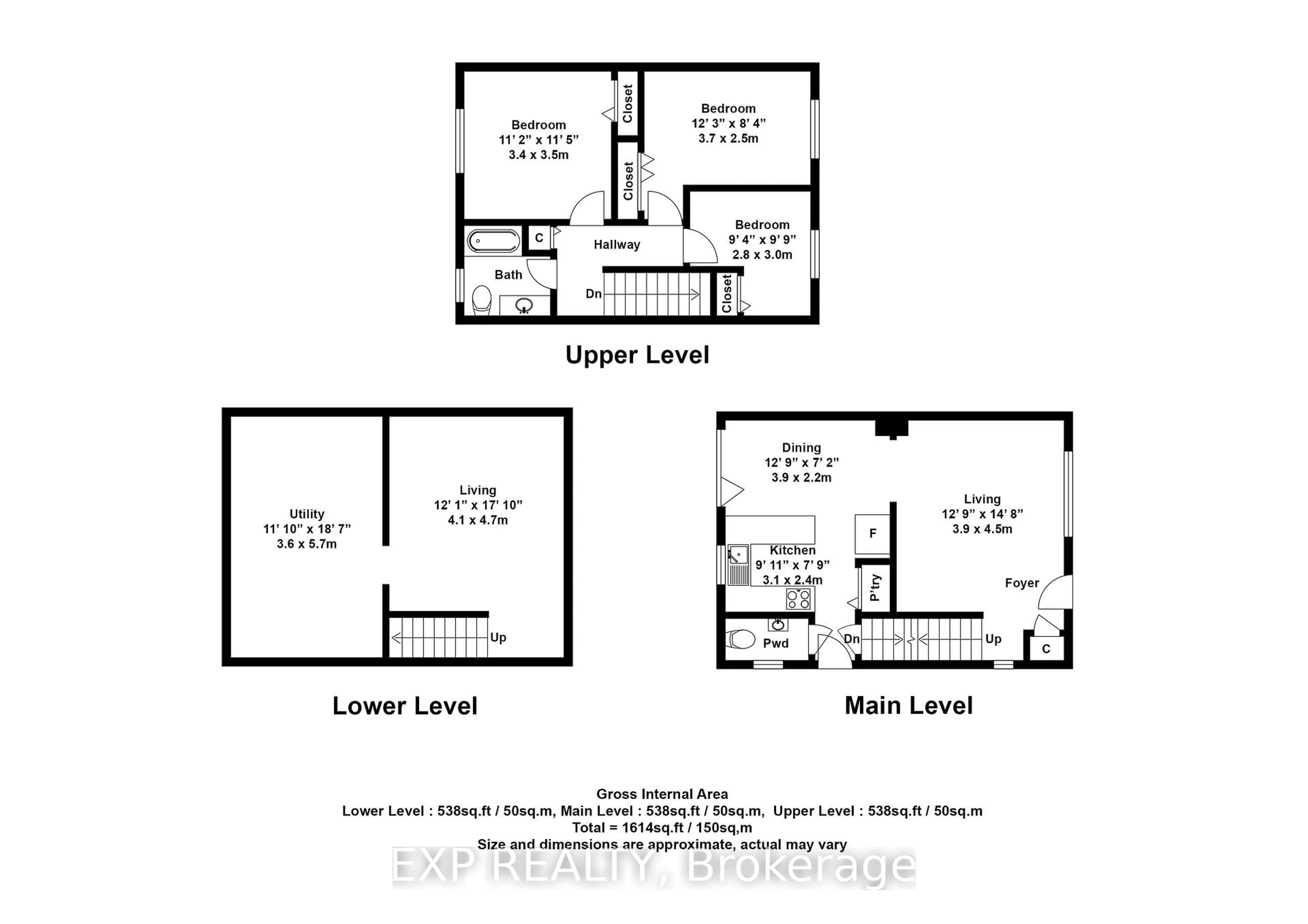 Floor plan for 220 Scott Rd, Cambridge Ontario N3C 3Z8