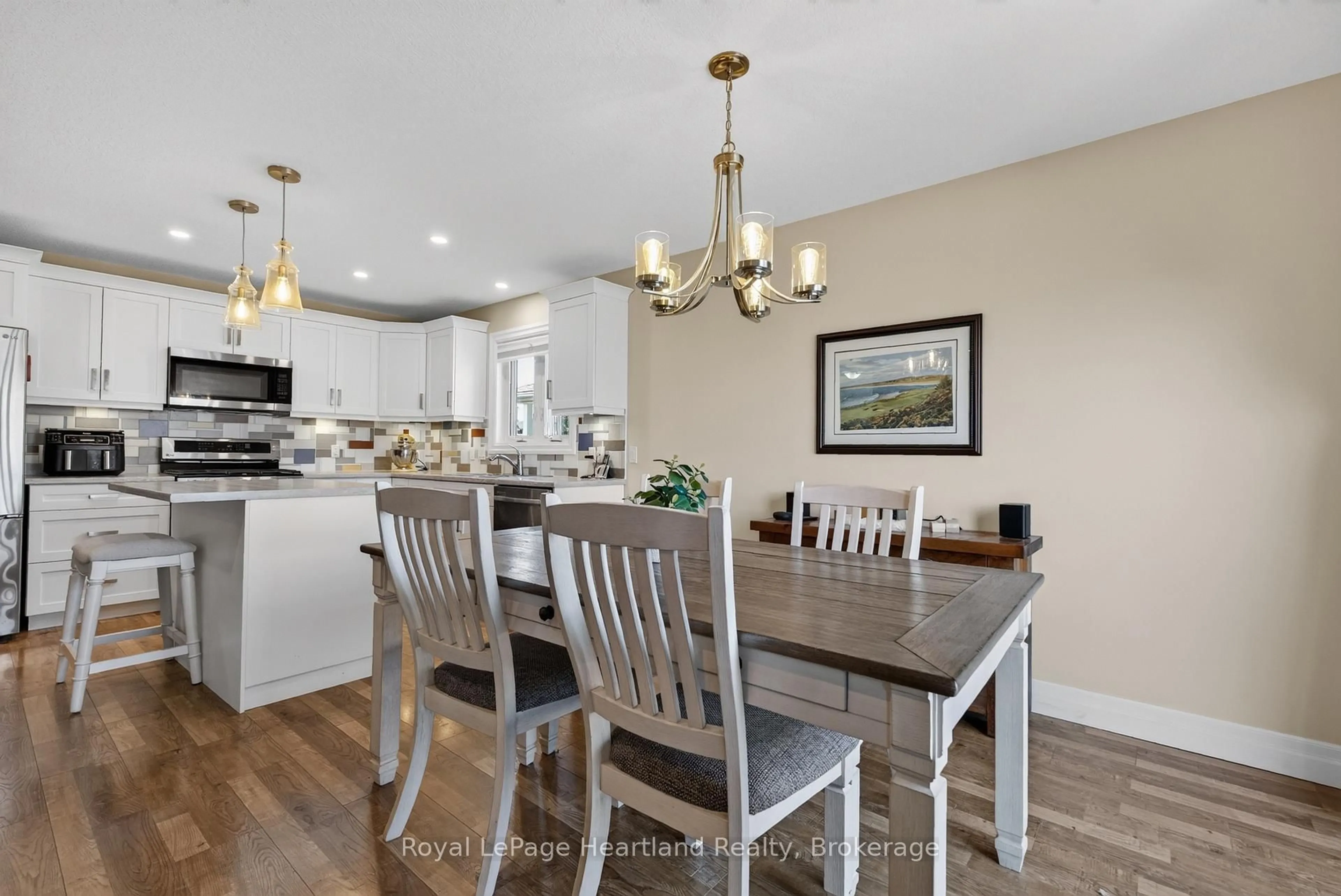 Open concept kitchen, wood/laminate floor for 12 Windward Way, Ashfield-Colborne-Wawanosh Ontario N7A 0C6