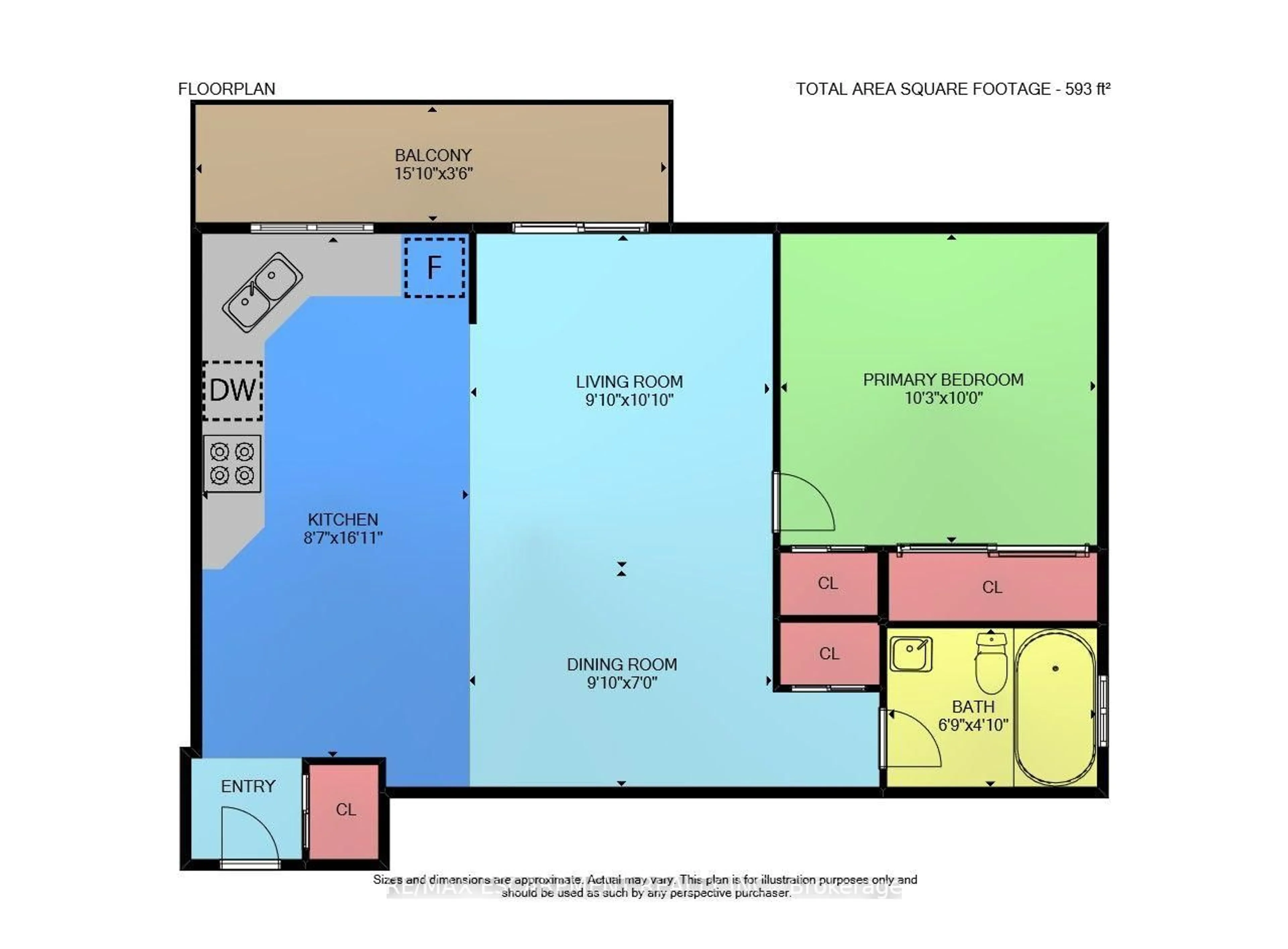 Floor plan for 2373 King St #52, Hamilton Ontario L8K 1X9