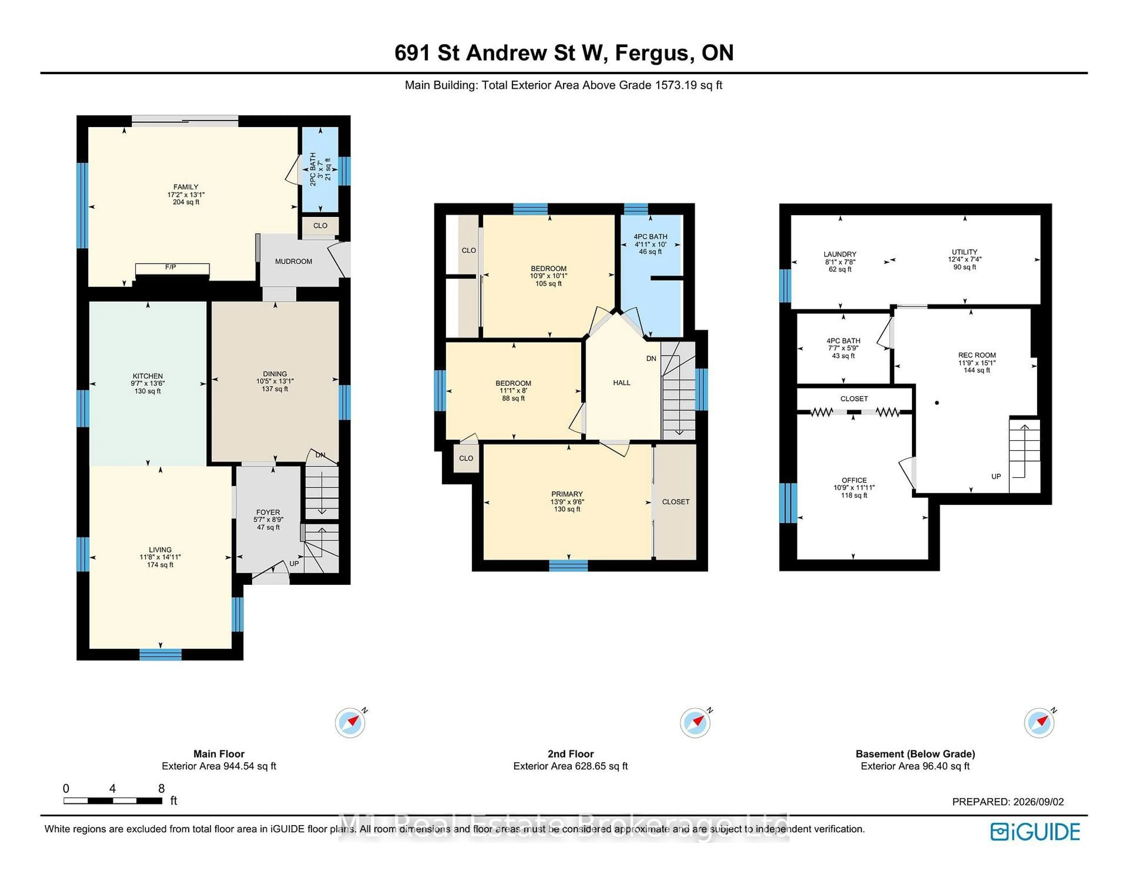 Floor plan for 691 St Andrew St, Centre Wellington Ontario N1M 1P7