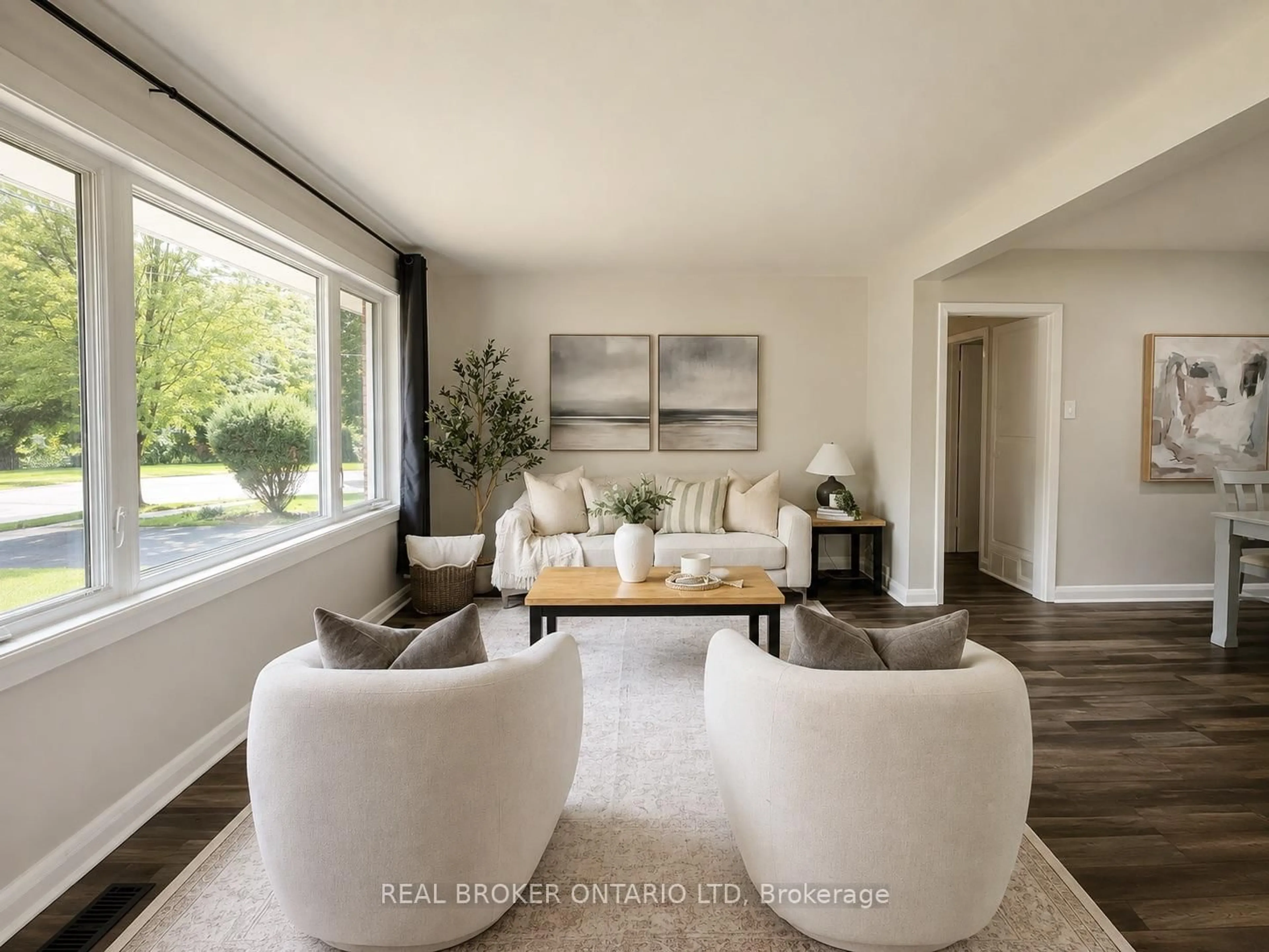 Living room with furniture, unknown for 1864 Herbert Ave, London East Ontario N5V 2C5