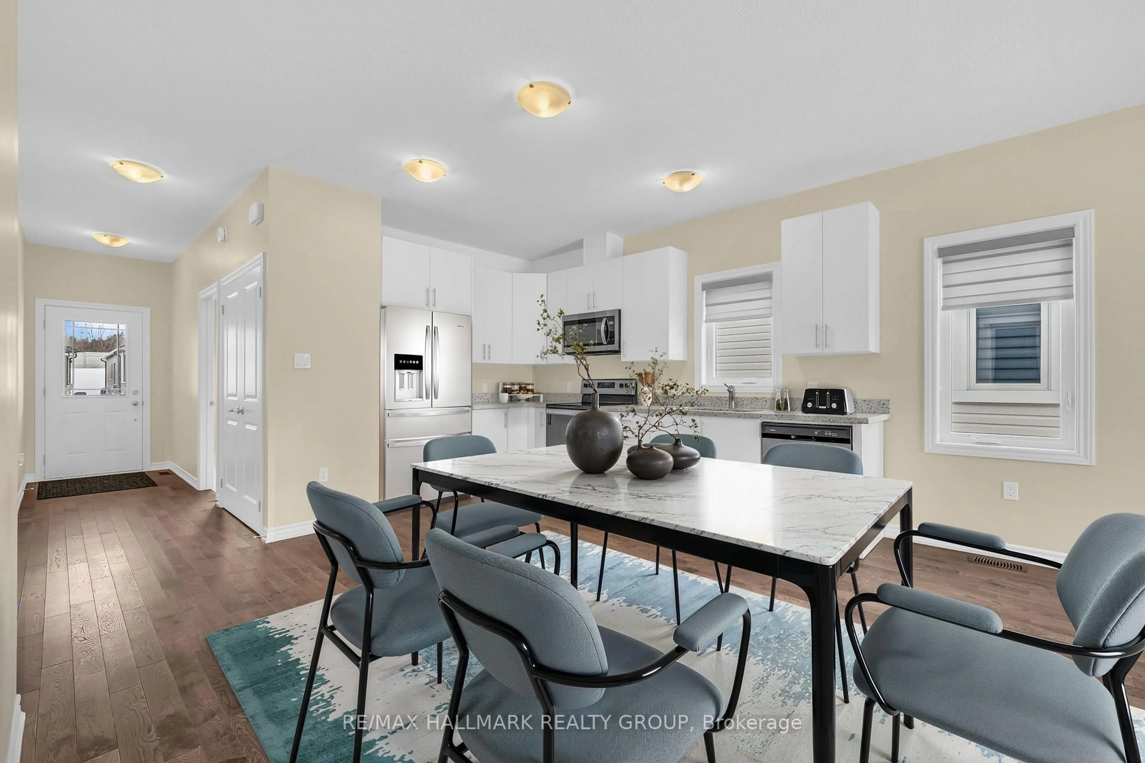 Open concept kitchen, ceramic/tile floor for 179 Adley Dr, Brockville Ontario K6V 7J2