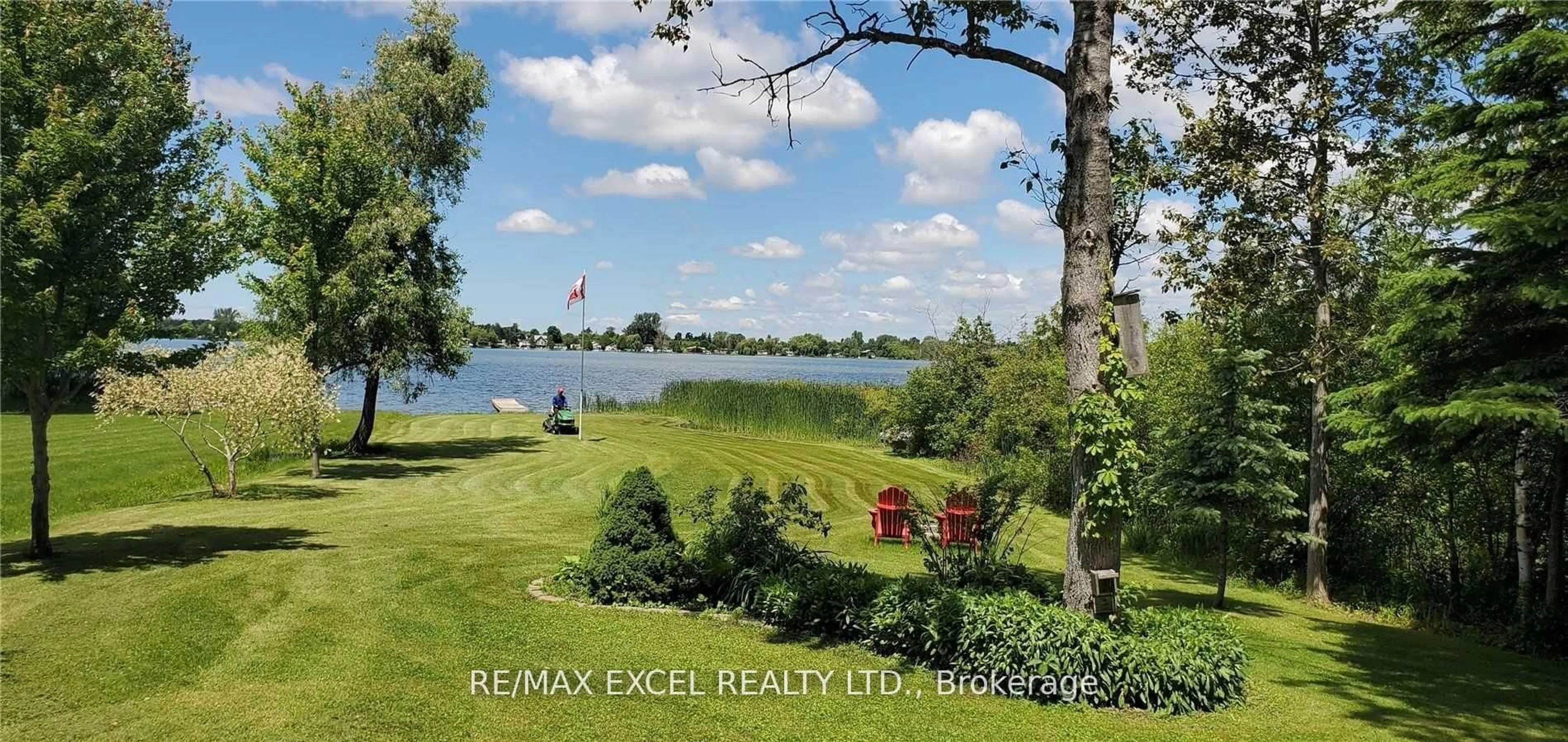 A pic from outside/outdoor area/front of a property/back of a property/a pic from drone, water/lake/river/ocean view for 97 Mcgill Dr, Kawartha Lakes Ontario L0B 1K0