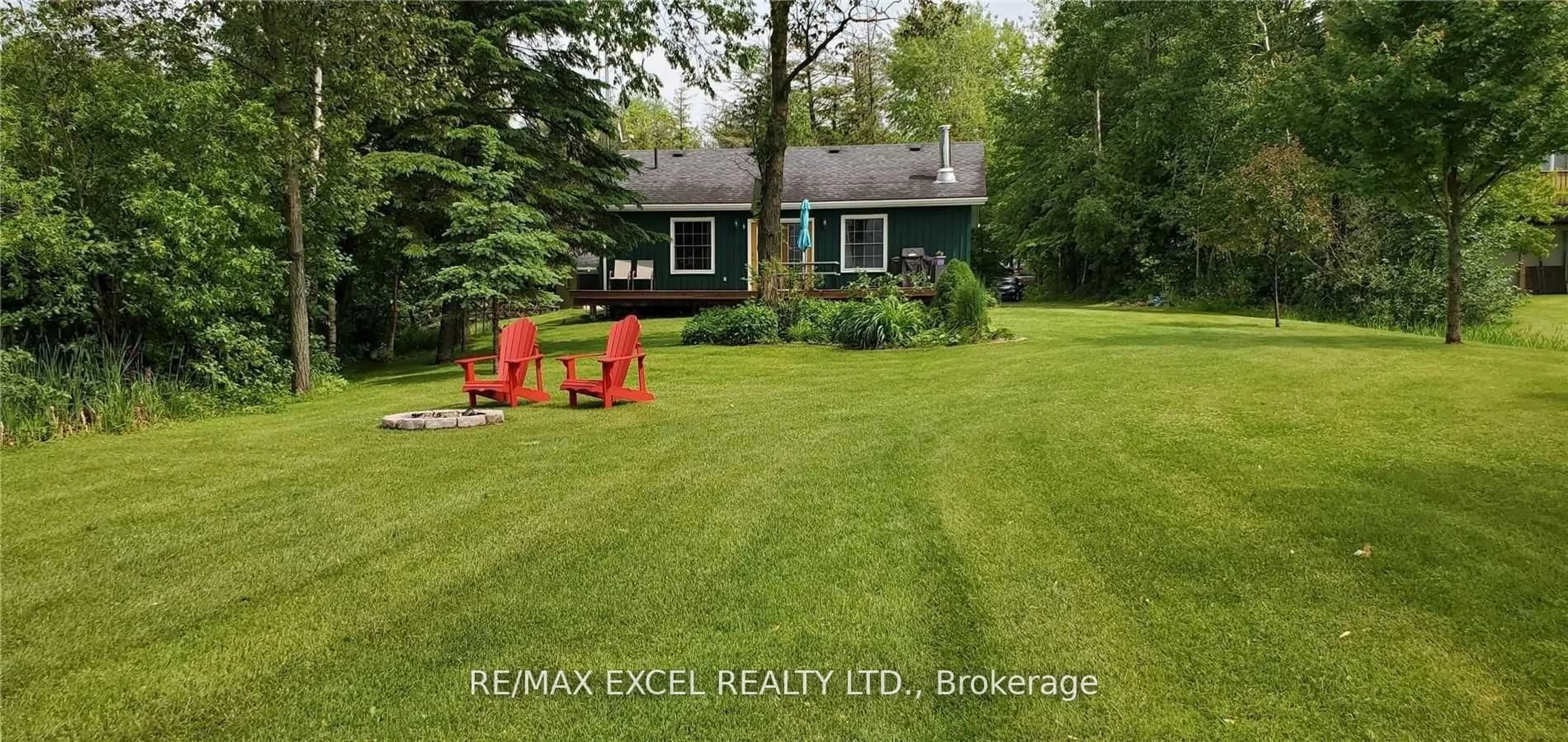 A pic from outside/outdoor area/front of a property/back of a property/a pic from drone, water/lake/river/ocean view for 97 Mcgill Dr, Kawartha Lakes Ontario L0B 1K0
