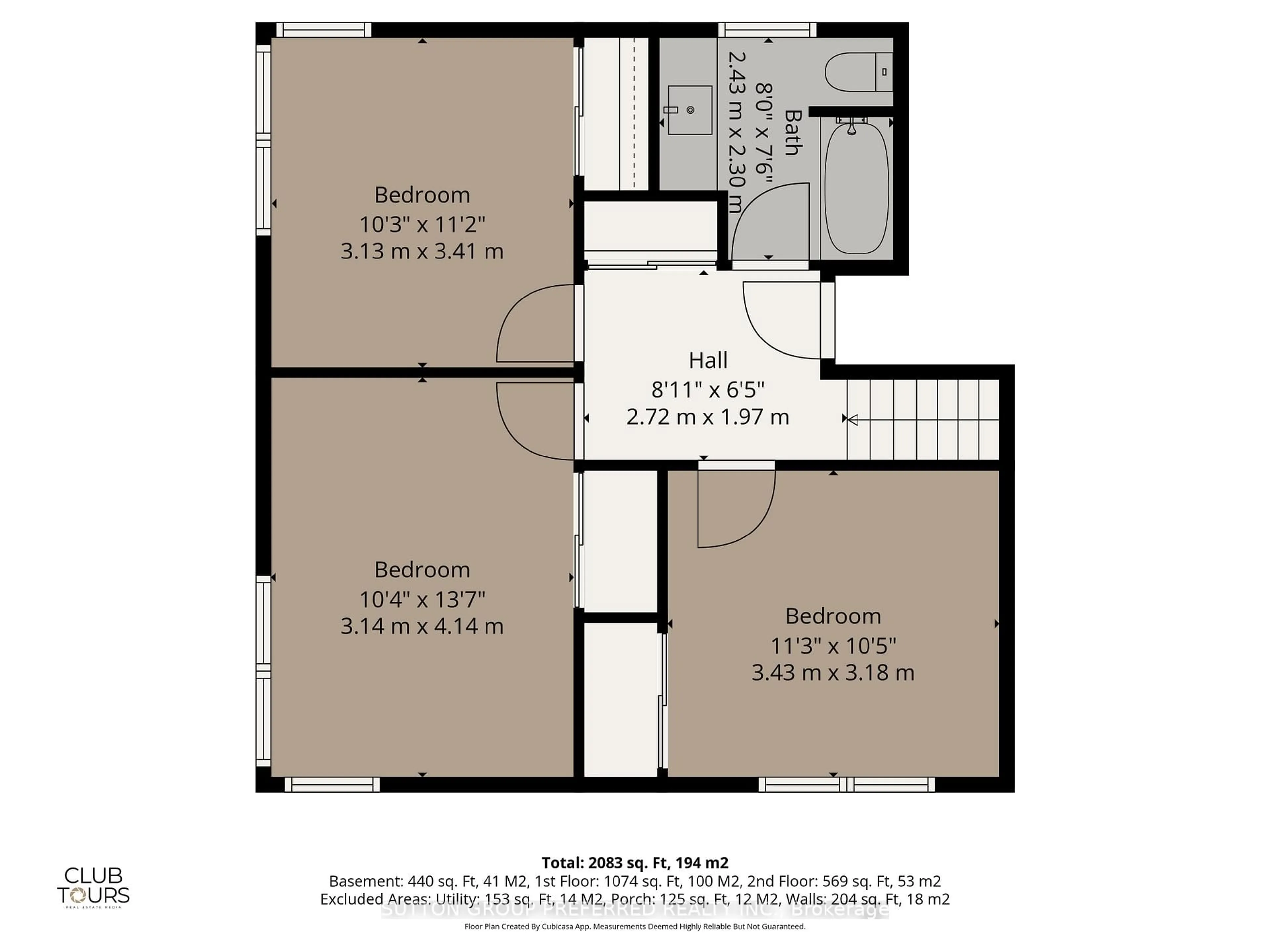 Floor plan for 2 Ruskin Crt, London North Ontario N6G 1S8