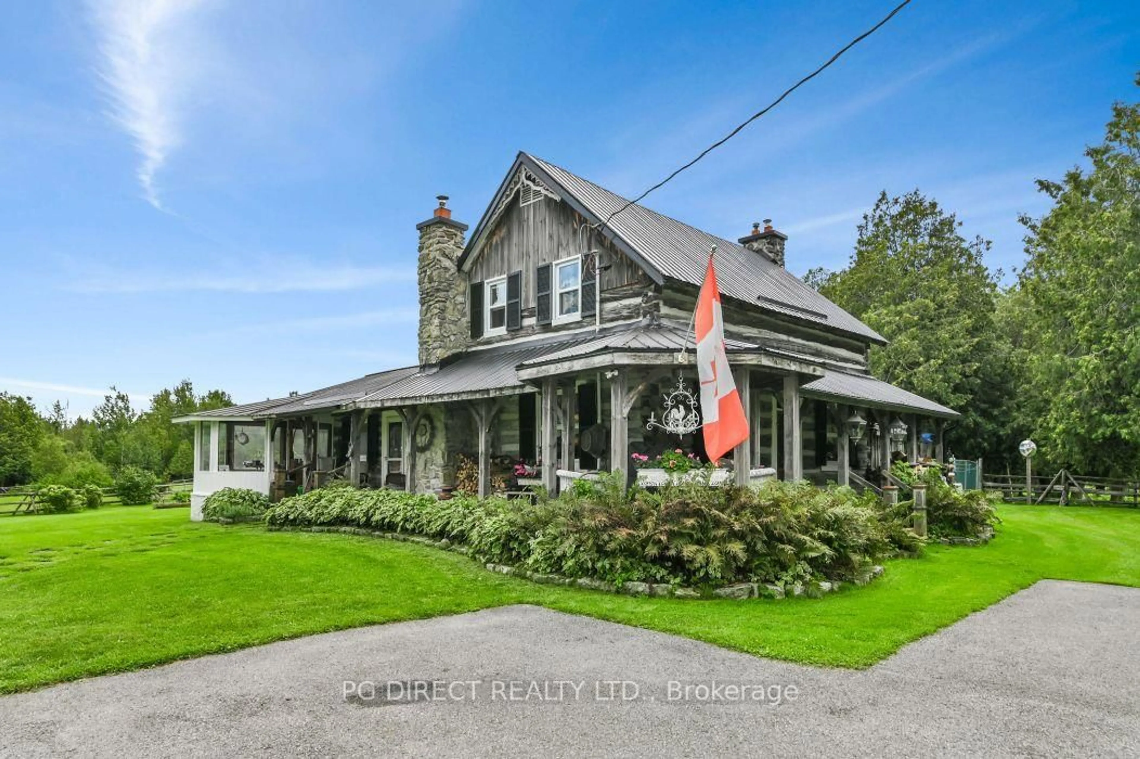 A pic from outside/outdoor area/front of a property/back of a property/a pic from drone, street for 1563 9th Line, Beckwith Ontario K1C 3P2