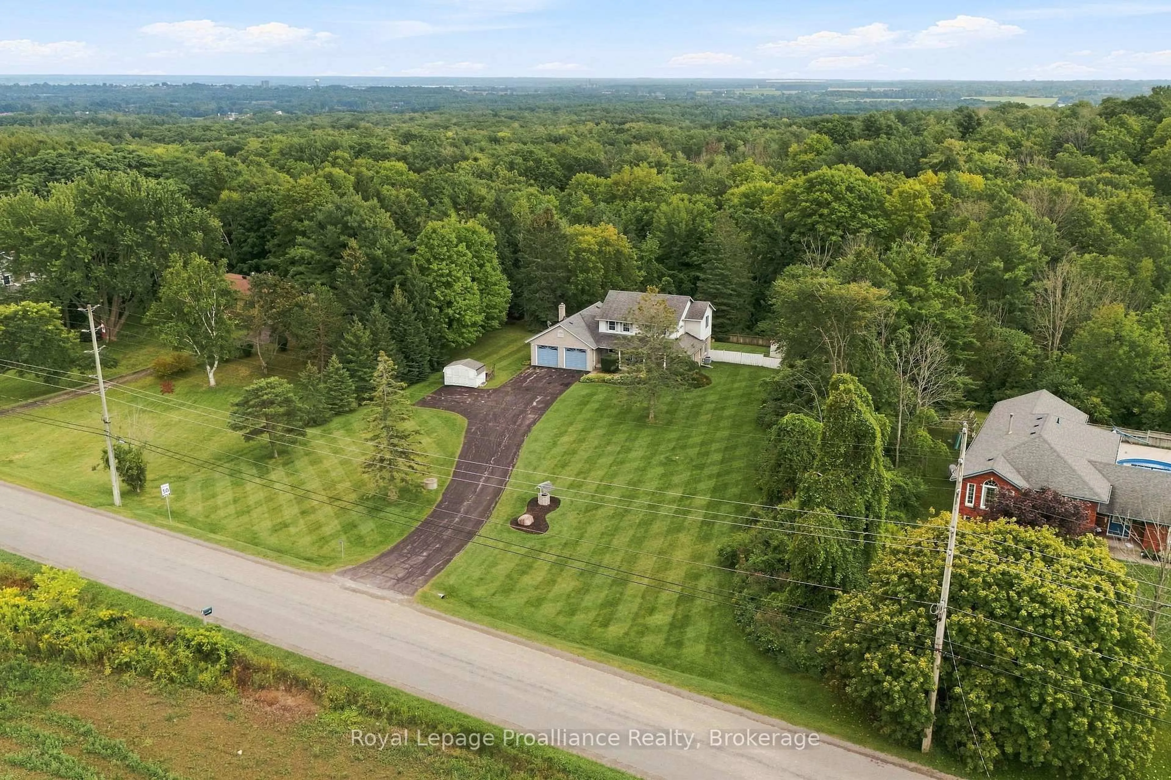 A pic from outside/outdoor area/front of a property/back of a property/a pic from drone, unknown for 128 Murray St, Ingleside Ontario K8V 5P4