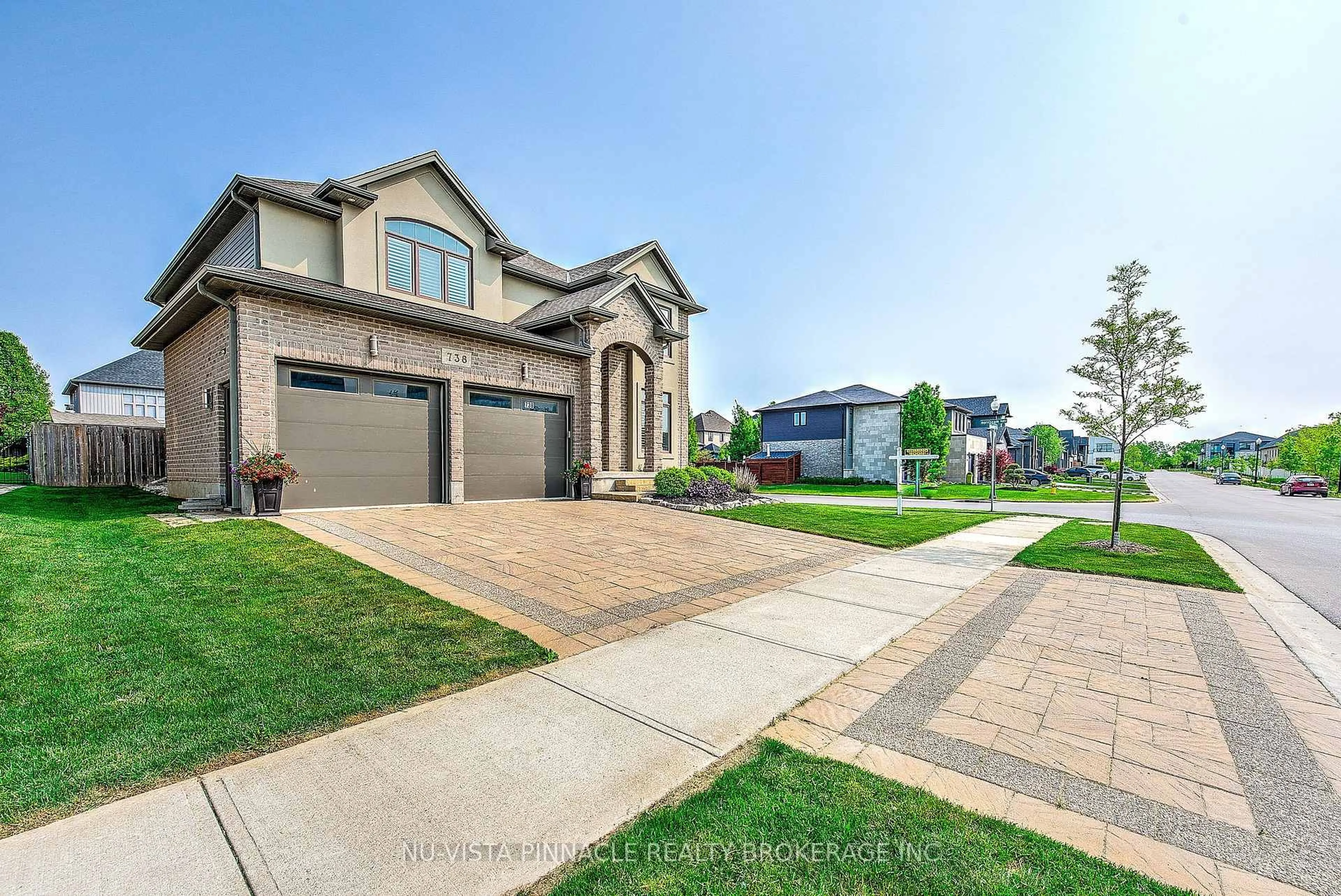 Home with brick exterior material, street for 738 Hickoryridge Common, London North Ontario N6G 0M9