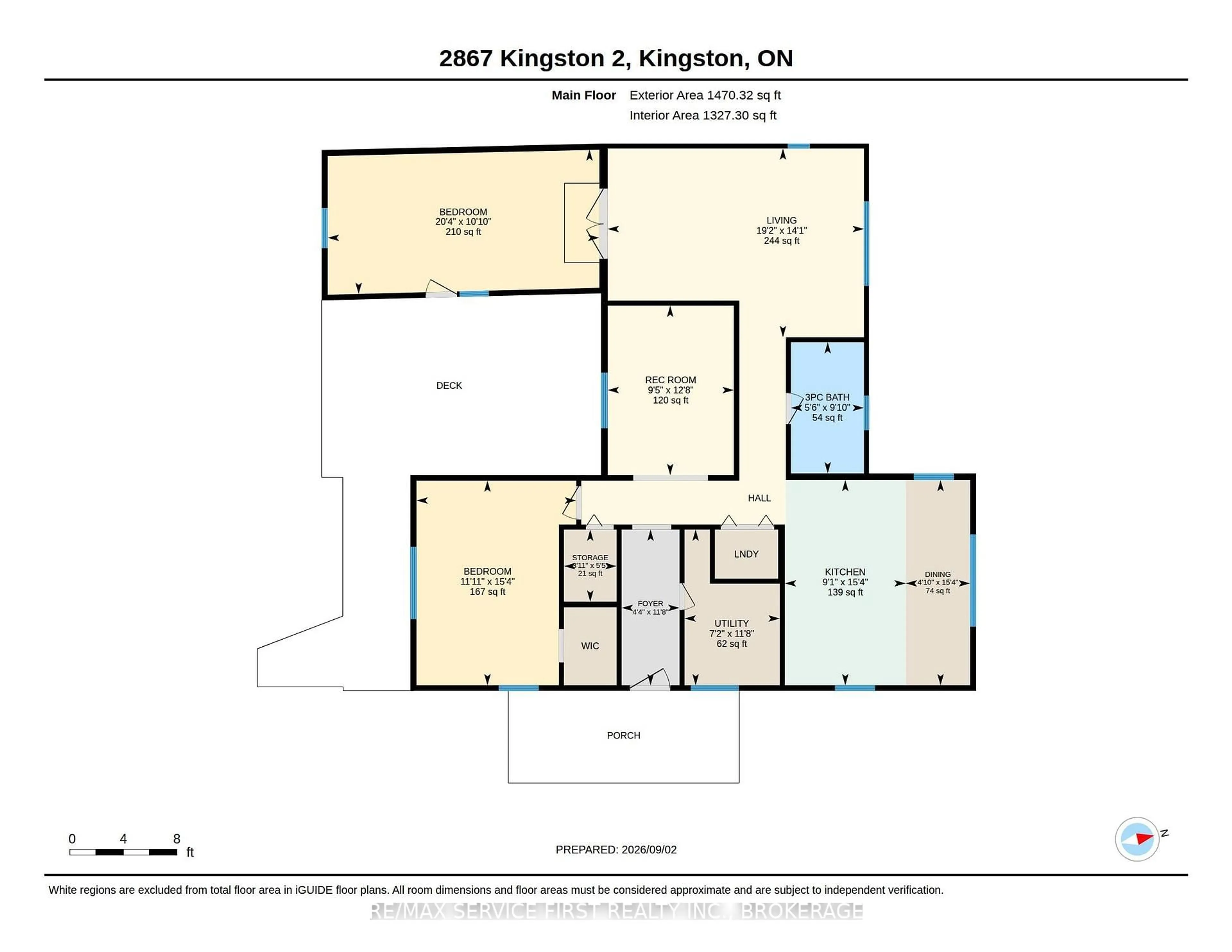 Floor plan for 2867 Highway 2, Kingston Ontario K7L 5H6