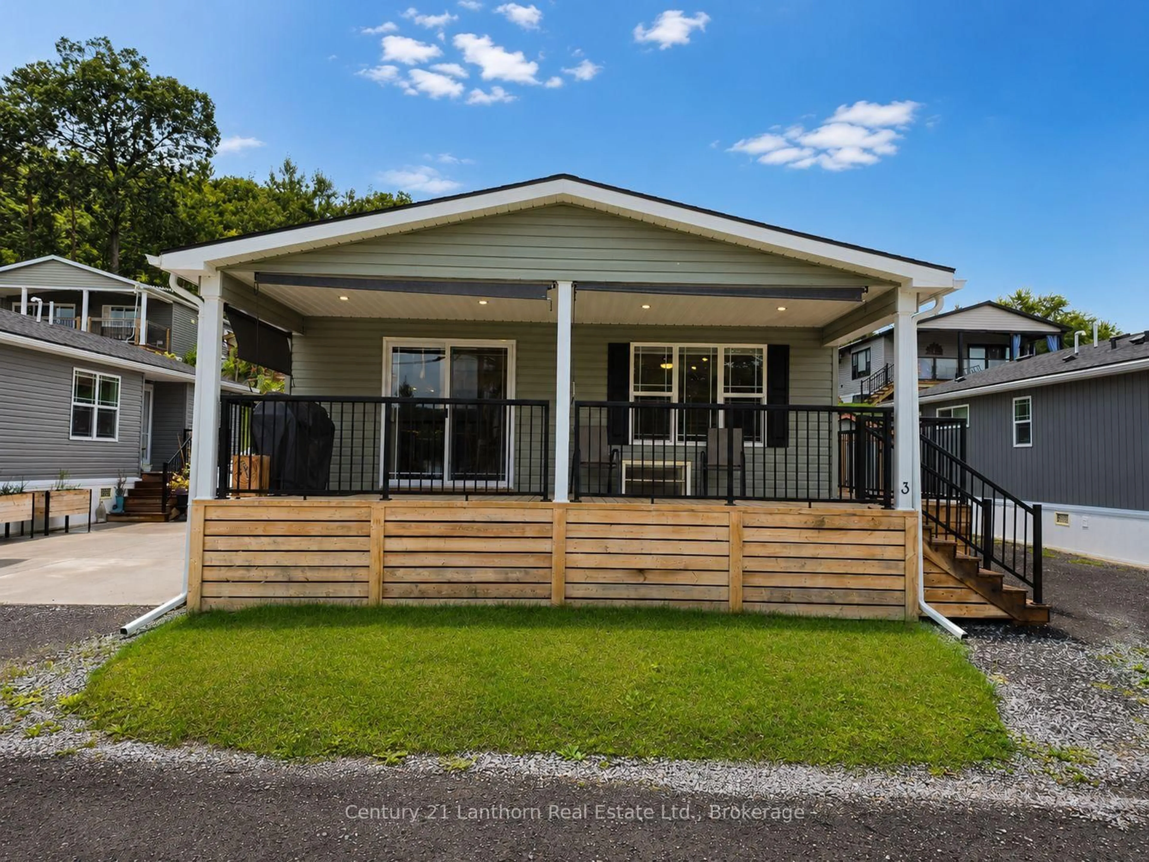Home with vinyl exterior material, street for 484 Frankford Stirling Rd #Unit 3, Hastings Ontario K0K 2C0