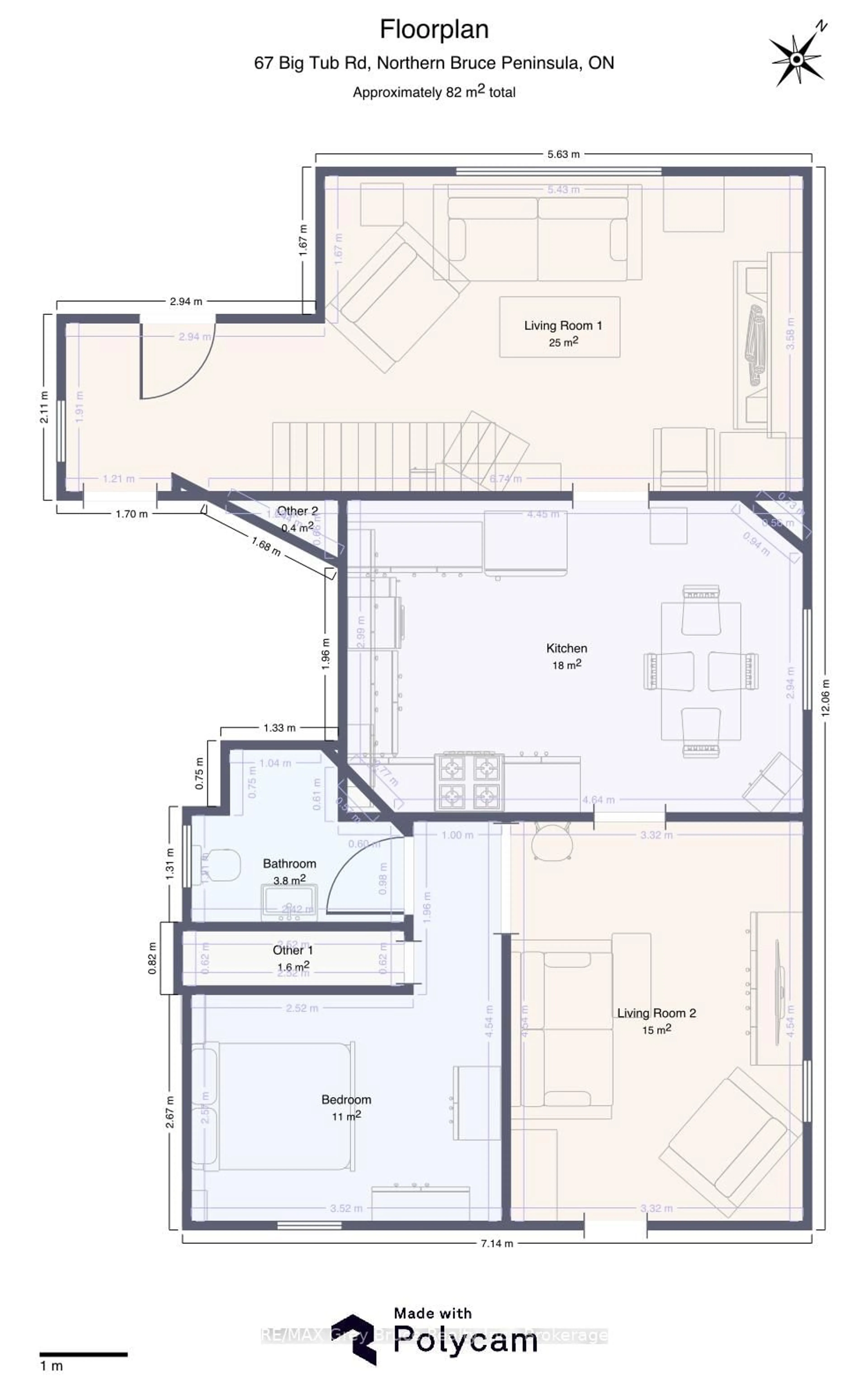Floor plan for 67 Big Tub Rd, Northern Bruce Peninsula Ontario N0H 2R0