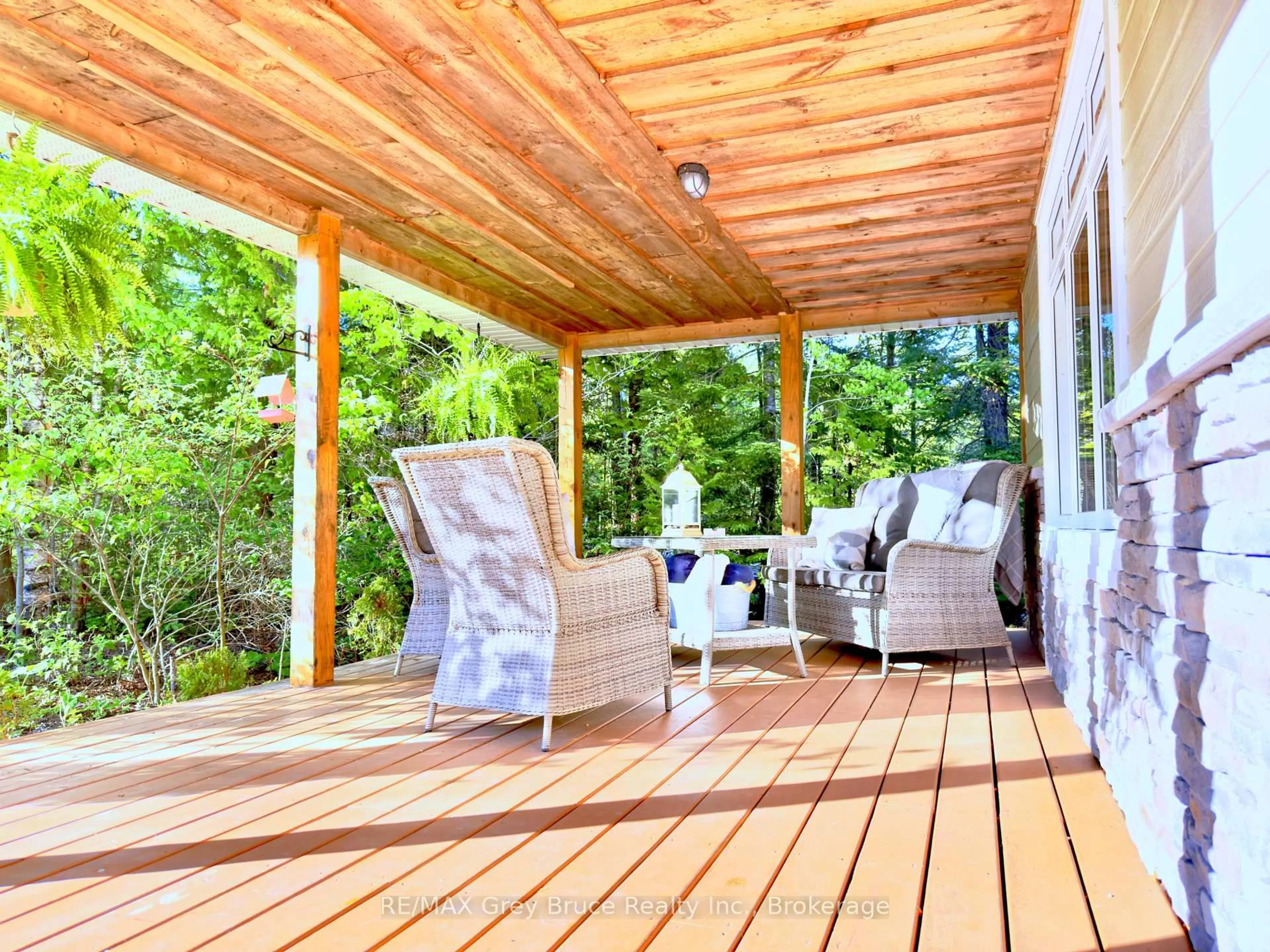 Patio, water/lake/river/ocean view for 67 Big Tub Rd, Northern Bruce Peninsula Ontario N0H 2R0