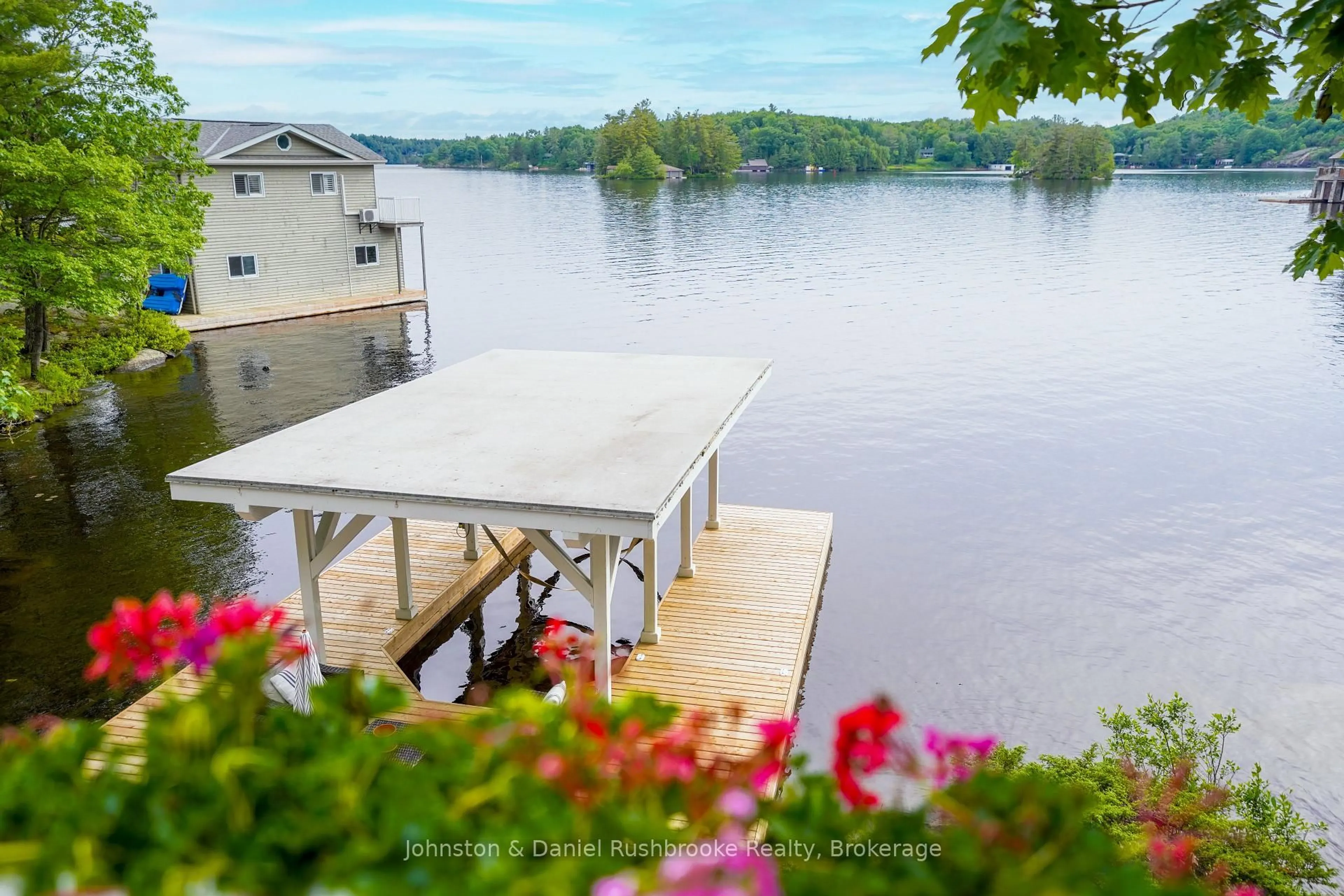 Patio, water/lake/river/ocean view for 2755 Muskoka Rd 118 W (Hutton Road) #44, Muskoka Lakes Ontario P0B 1J0
