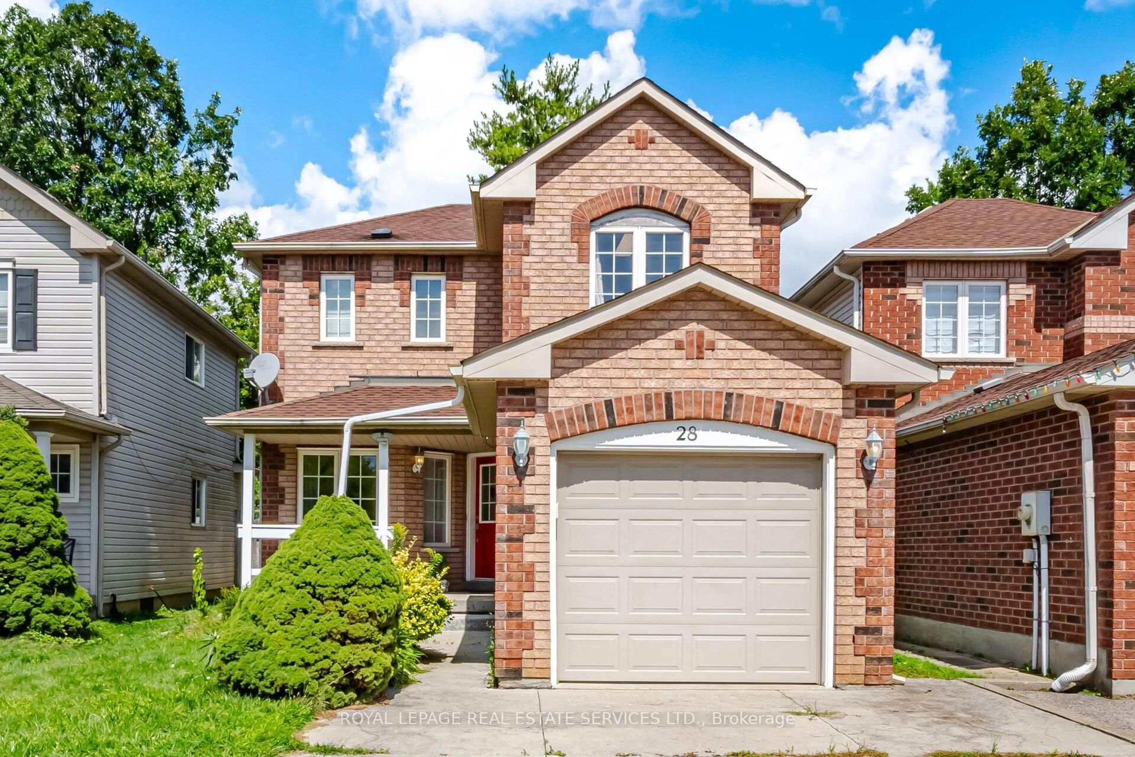 Home with brick exterior material, street for 28 Wheatland Dr, Cambridge Ontario N1P 1C6