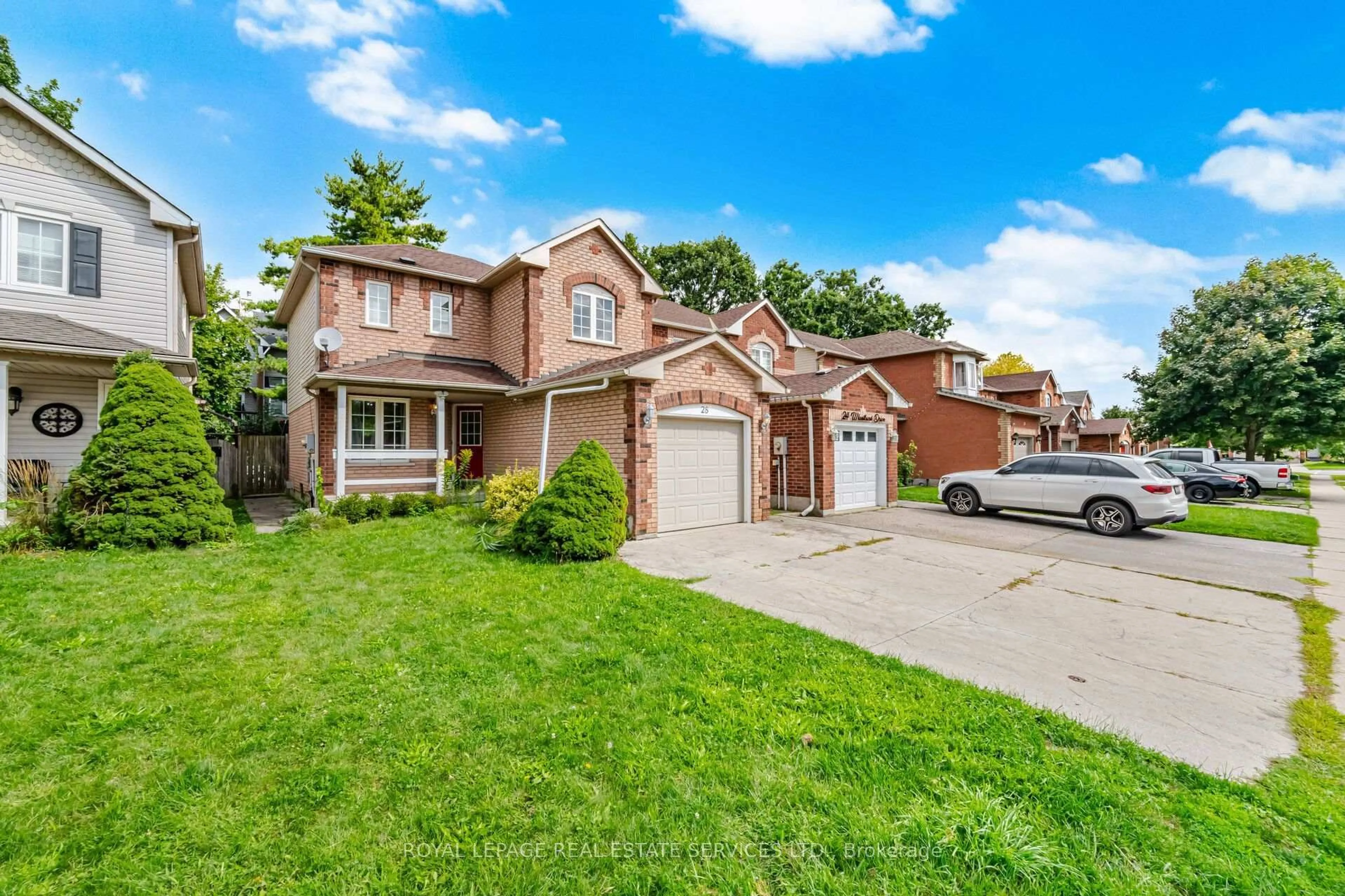 Home with brick exterior material, street for 28 Wheatland Dr, Cambridge Ontario N1P 1C6