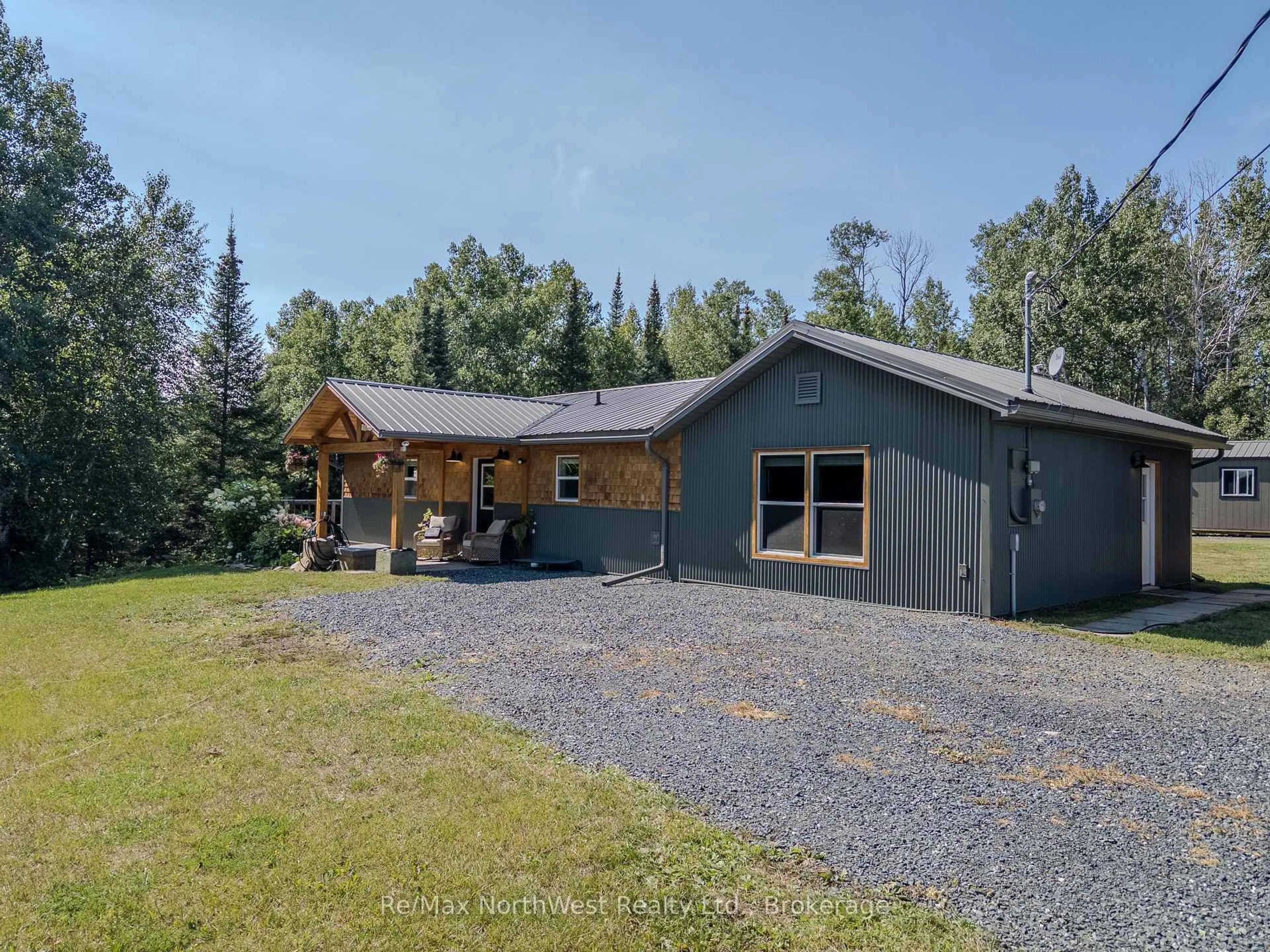 A pic from outside/outdoor area/front of a property/back of a property/a pic from drone, unknown for 78 Sundin Rd, Kenora Remote Area Ontario P0X 1C0