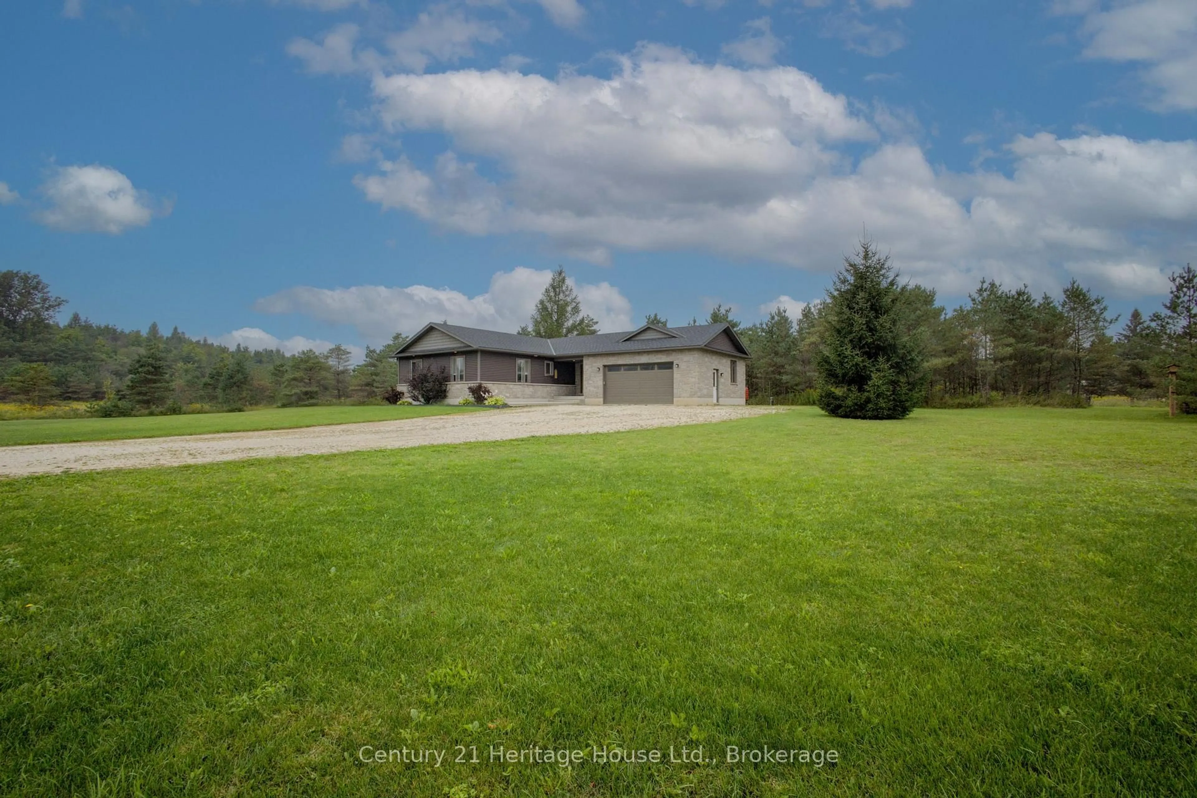 A pic from outside/outdoor area/front of a property/back of a property/a pic from drone, unknown for 201 Hutton Hill Rd, West Grey Ontario N0G 1R0