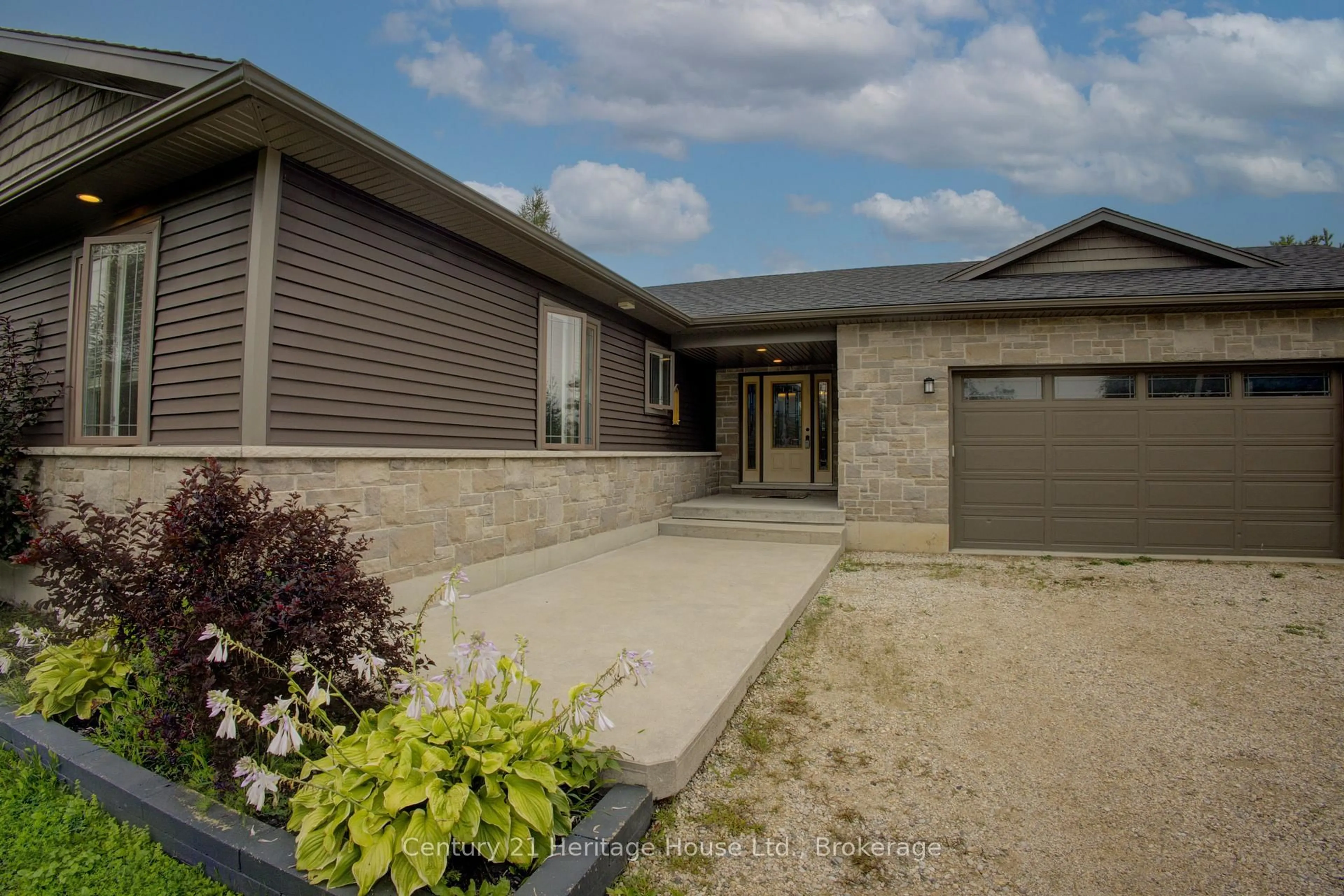 Home with brick exterior material, street for 201 Hutton Hill Rd, West Grey Ontario N0G 1R0
