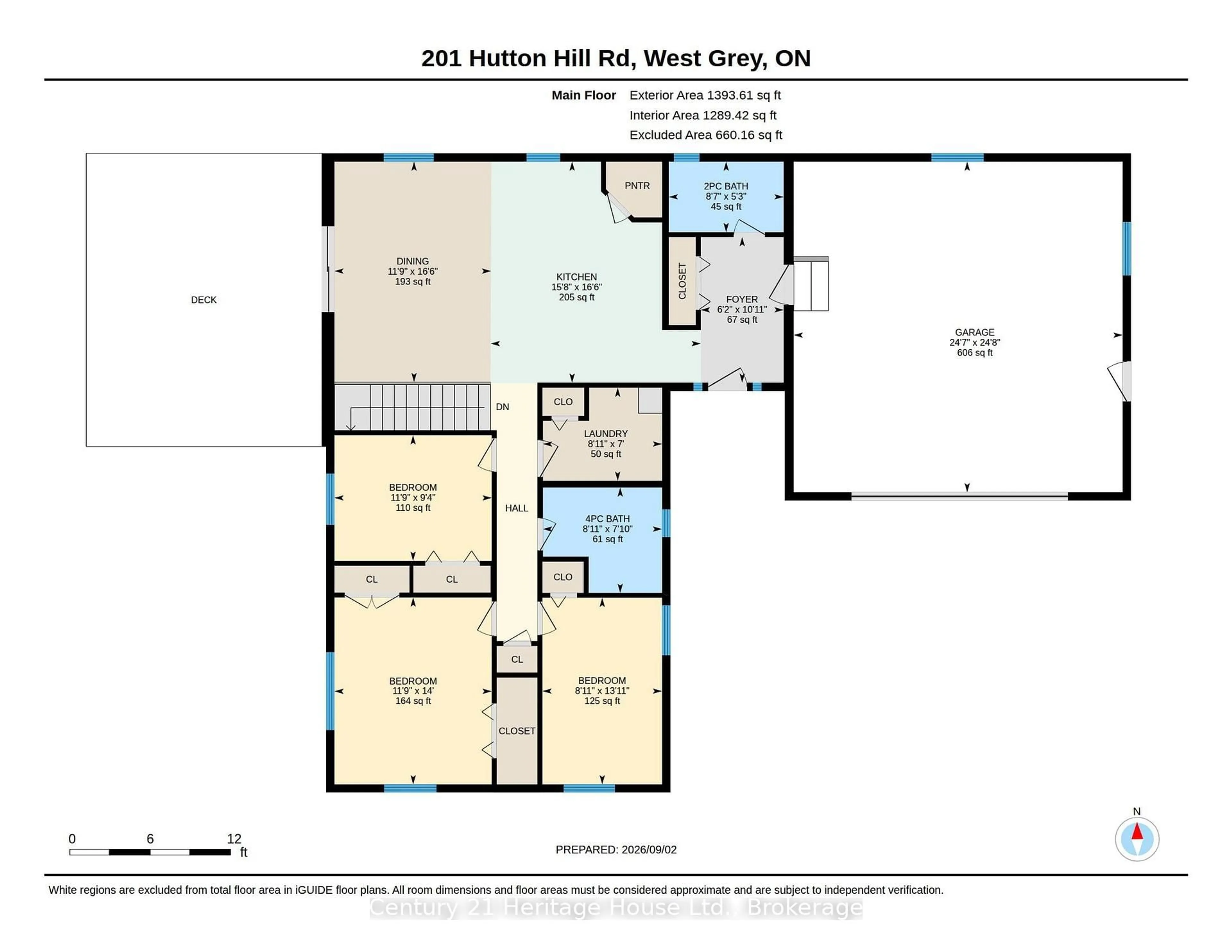 Floor plan for 201 Hutton Hill Rd, West Grey Ontario N0G 1R0