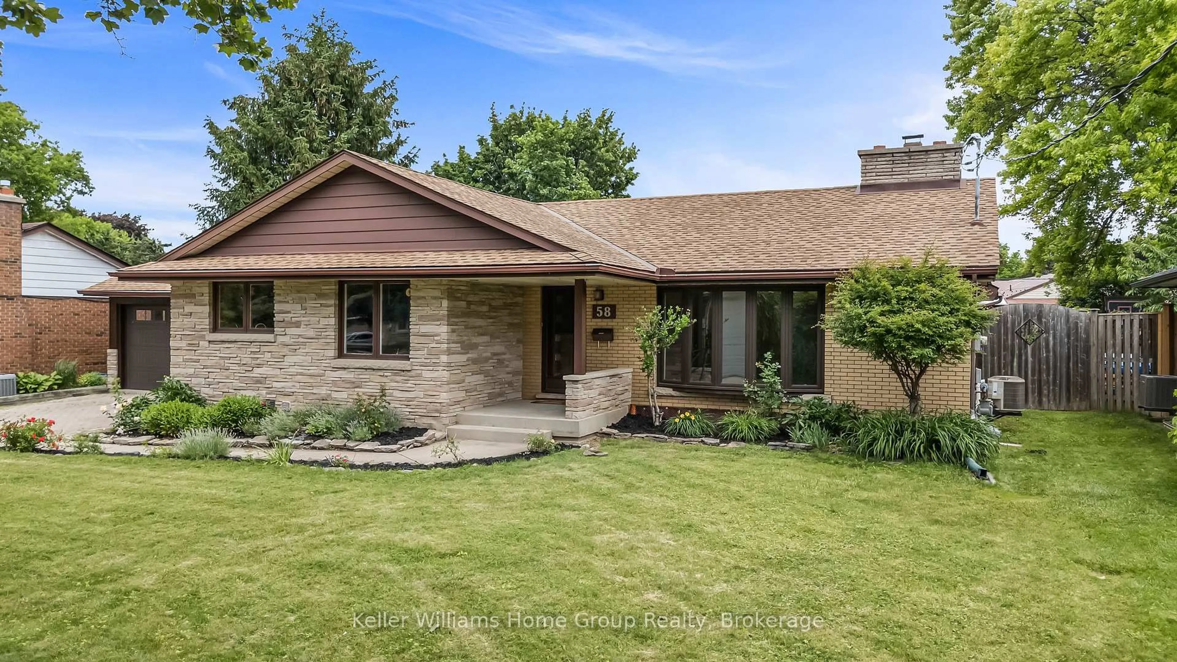 Home with brick exterior material, street for 58 Reyburn Ave, Kitchener Ontario N2C 2B2