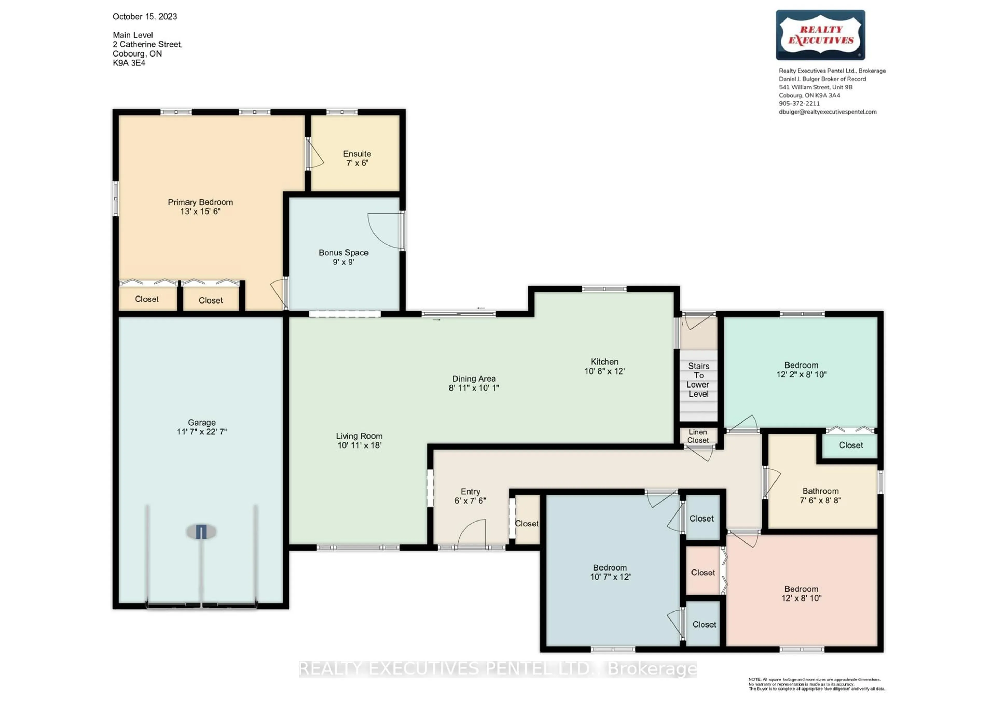 Floor plan for 2 Catherine St, Hamilton Township Ontario K9A 3E4