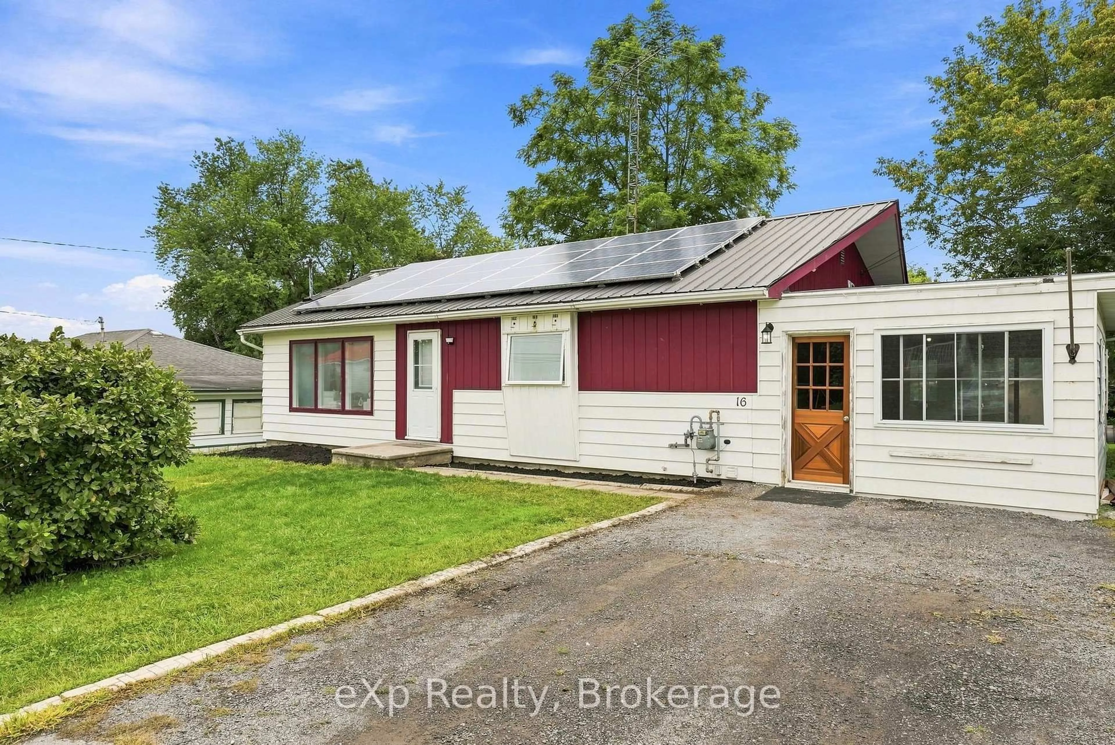 A pic from outside/outdoor area/front of a property/back of a property/a pic from drone, street for 16 Robertson St, Cramahe Ontario K0K 1S0
