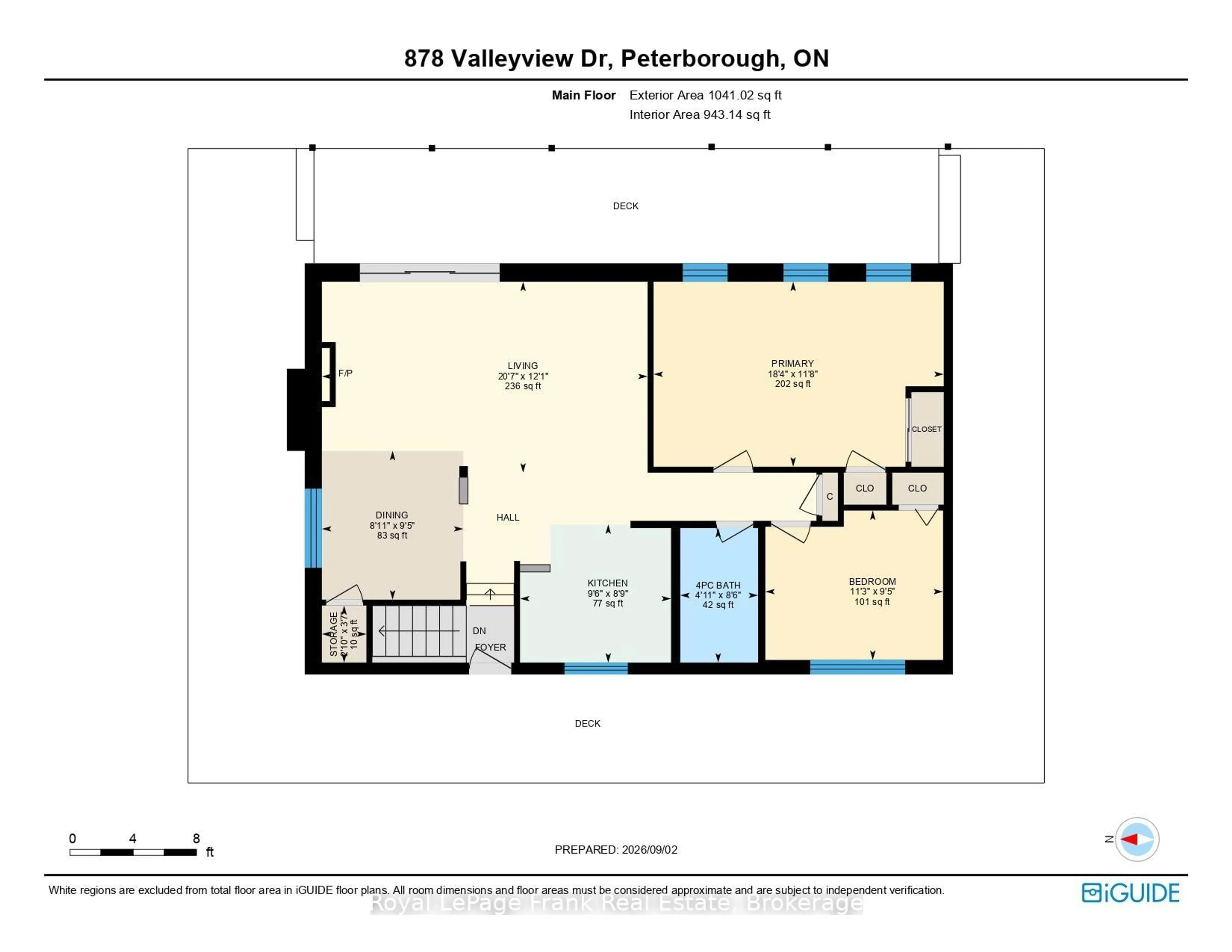 Floor plan for 878 Valleyview Dr, Peterborough Ontario K9J 6R1