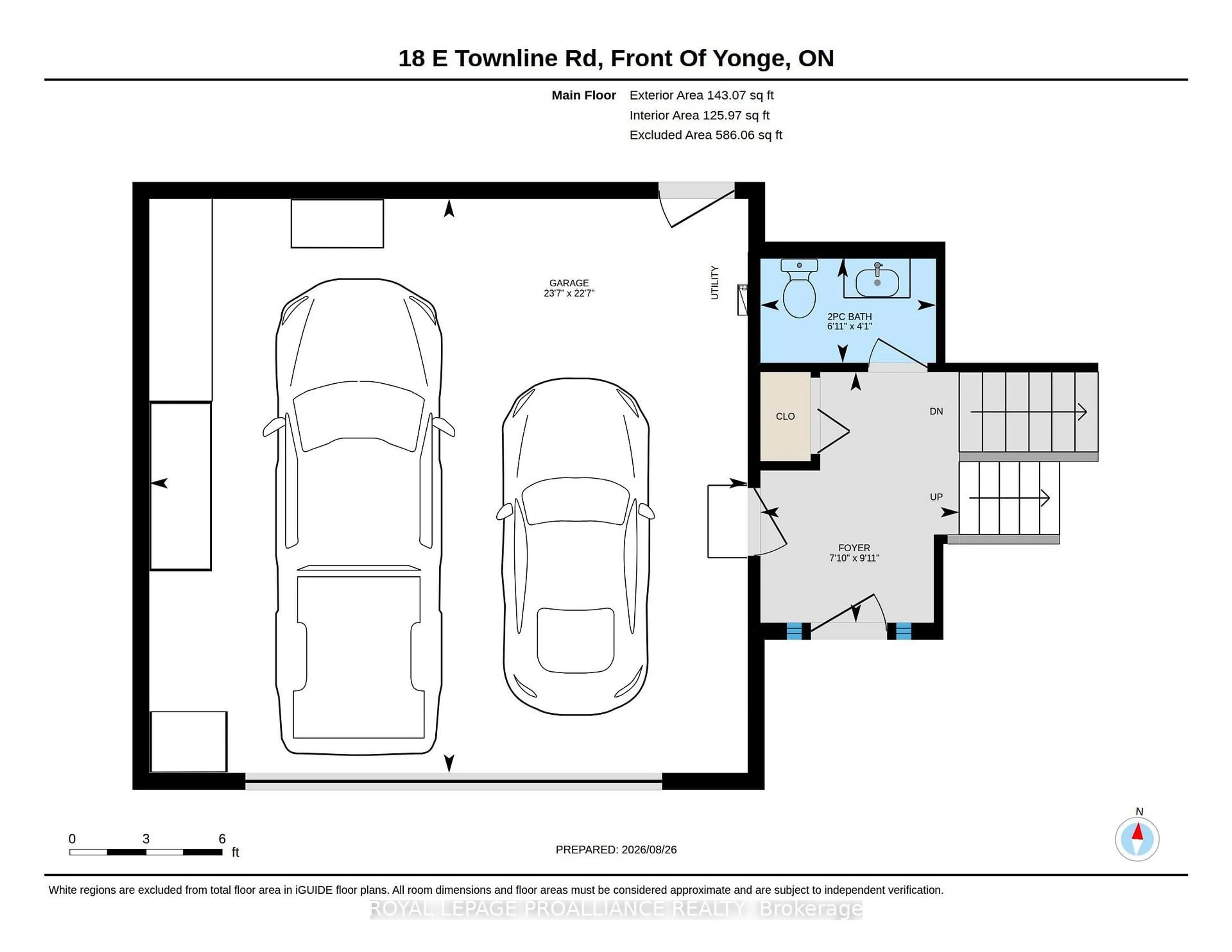 Floor plan for 18 East Townline Rd, Front of Yonge Ontario K0E 1R0