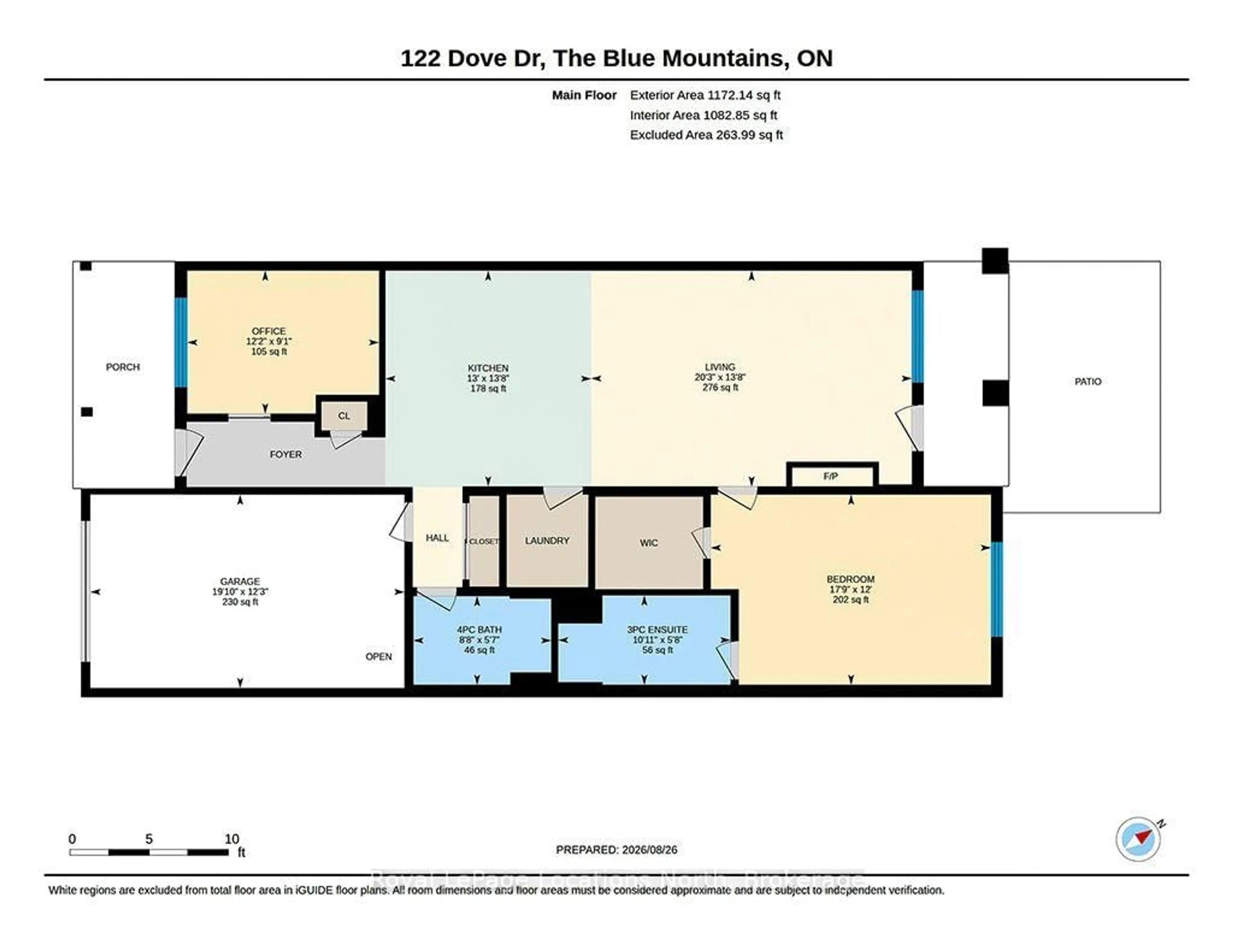 Floor plan for 122 Dove Dr, Blue Mountains Ontario N0H 2P0