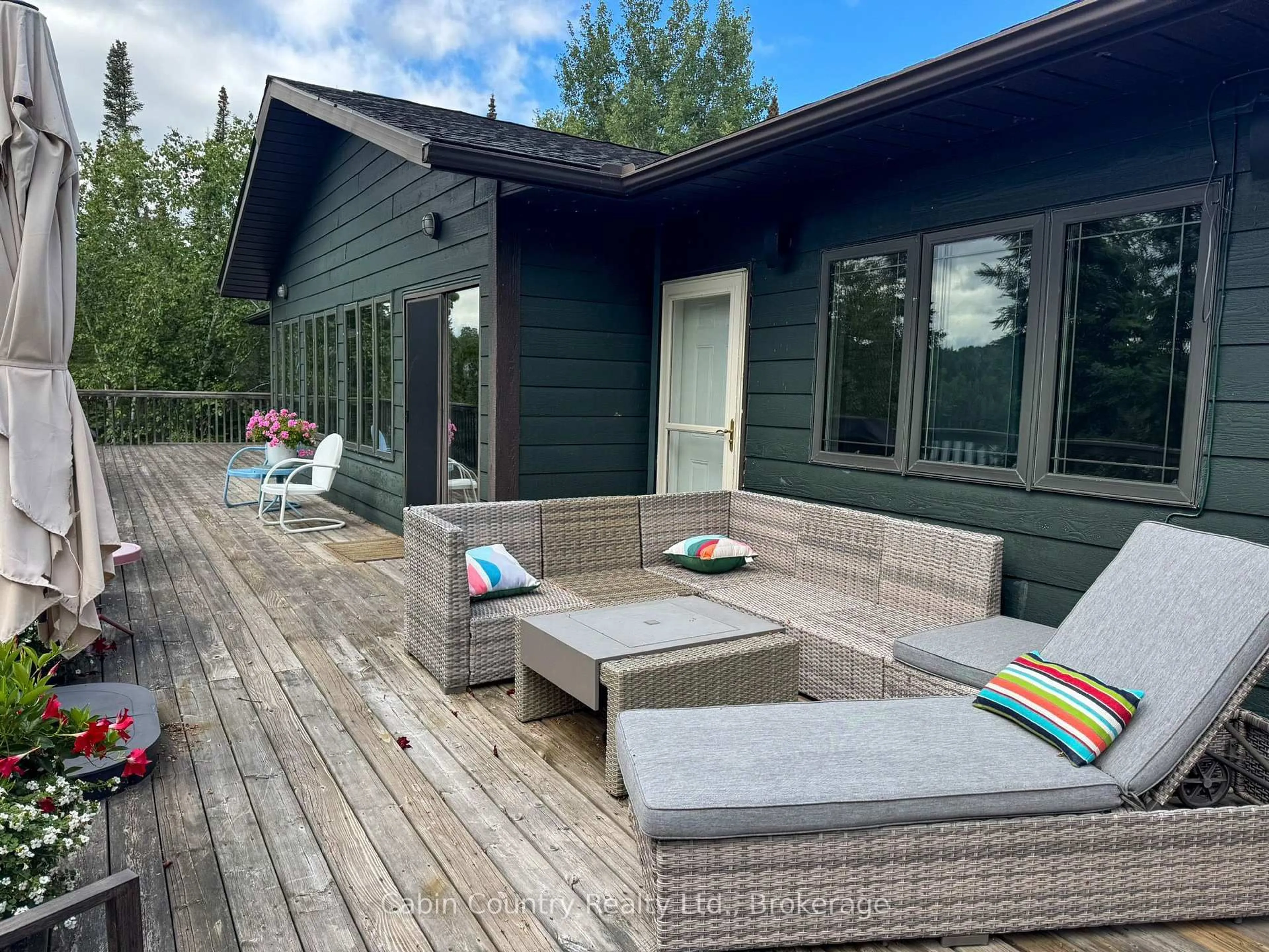 Patio, water/lake/river/ocean view for 1-55 Lily Pad, Kenora Remote Area Ontario P0X 1C0