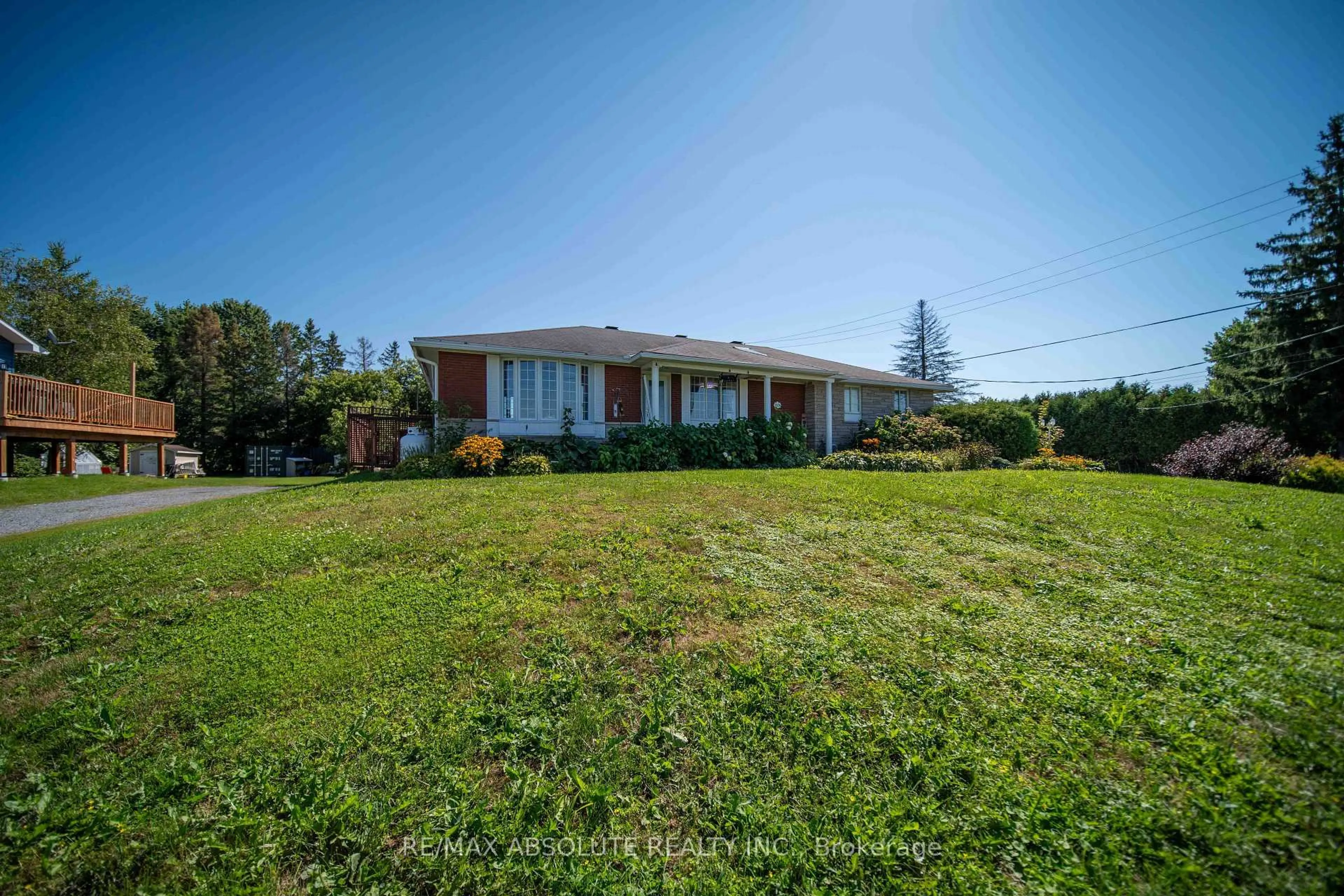 A pic from outside/outdoor area/front of a property/back of a property/a pic from drone, water/lake/river/ocean view for 2626 St Isidore Rd, The Nation Ontario K0C 2B0