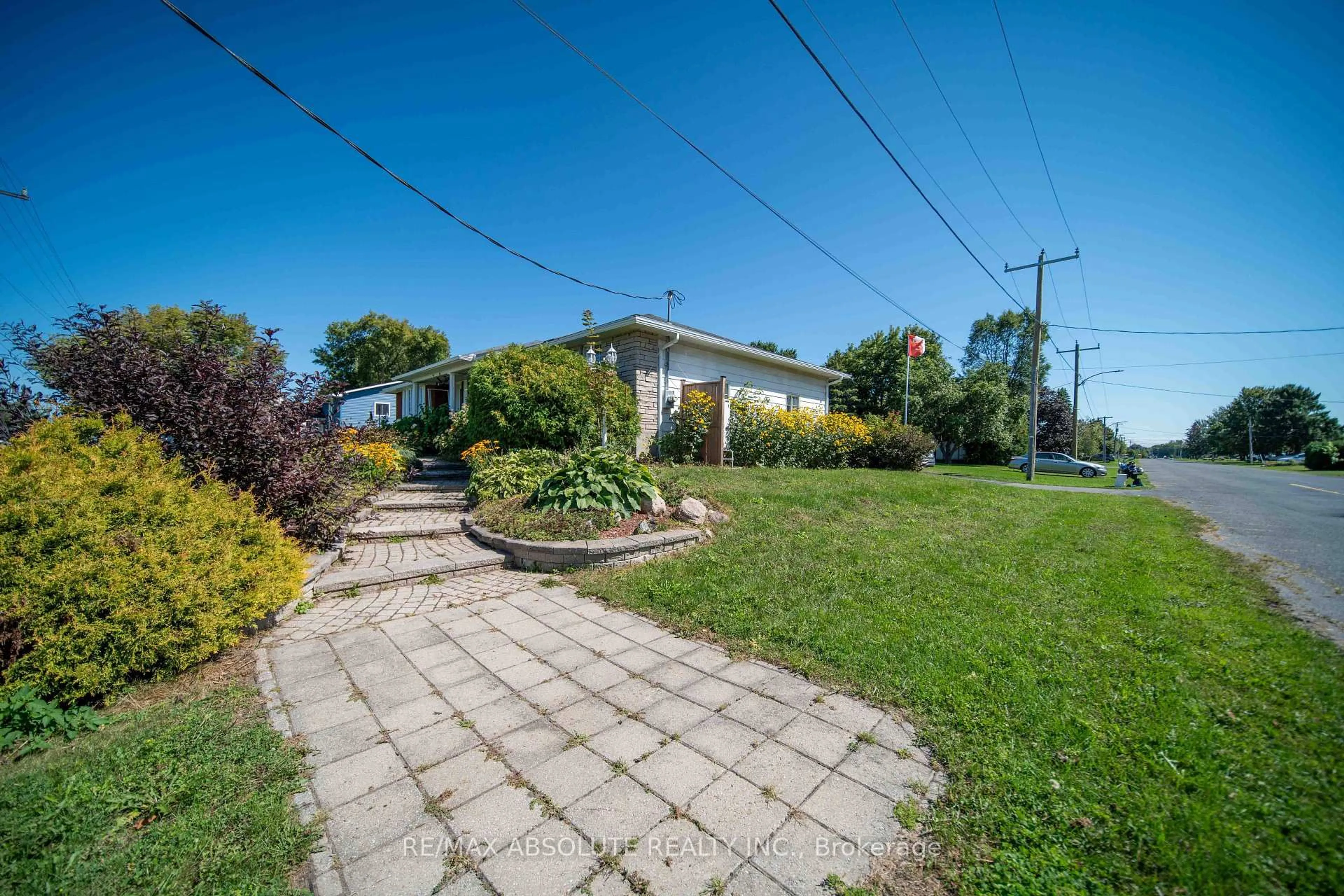 A pic from outside/outdoor area/front of a property/back of a property/a pic from drone, street for 2626 St Isidore Rd, The Nation Ontario K0C 2B0