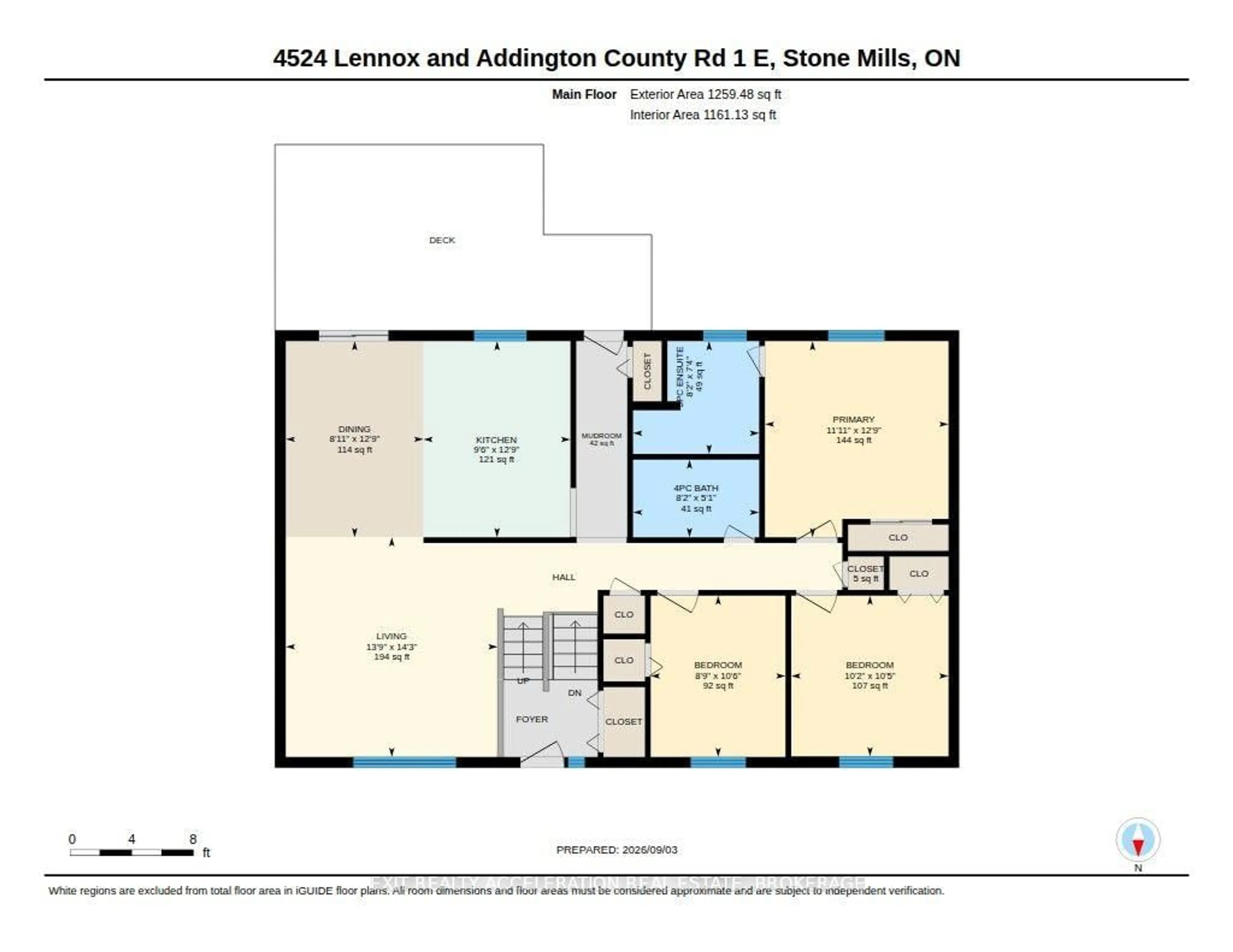 Floor plan for 4524 County Rd 1, Yarker Ontario K0K 3N0