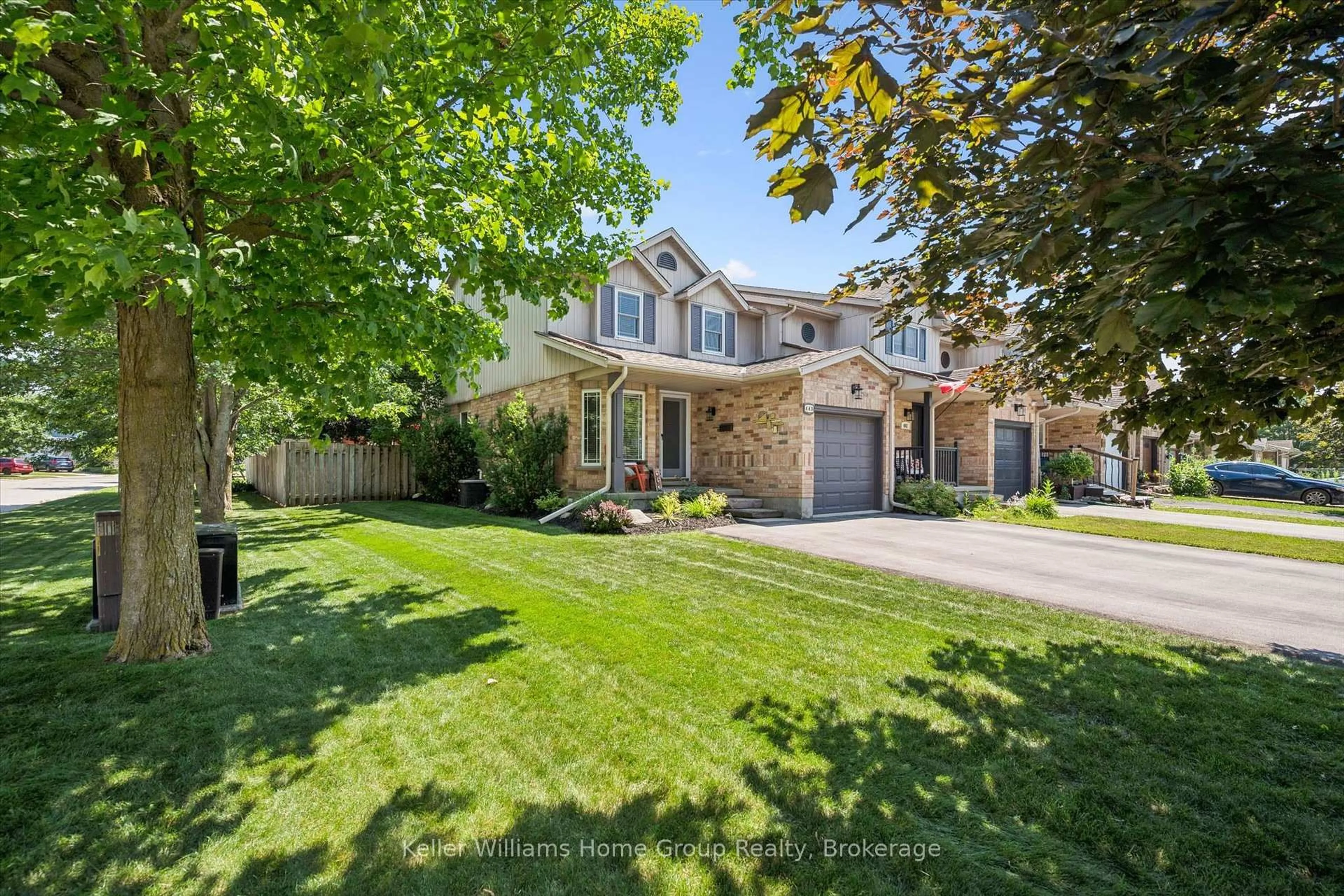 A pic from outside/outdoor area/front of a property/back of a property/a pic from drone, street for 443 Flannery Dr, Centre Wellington Ontario N1M 3P3