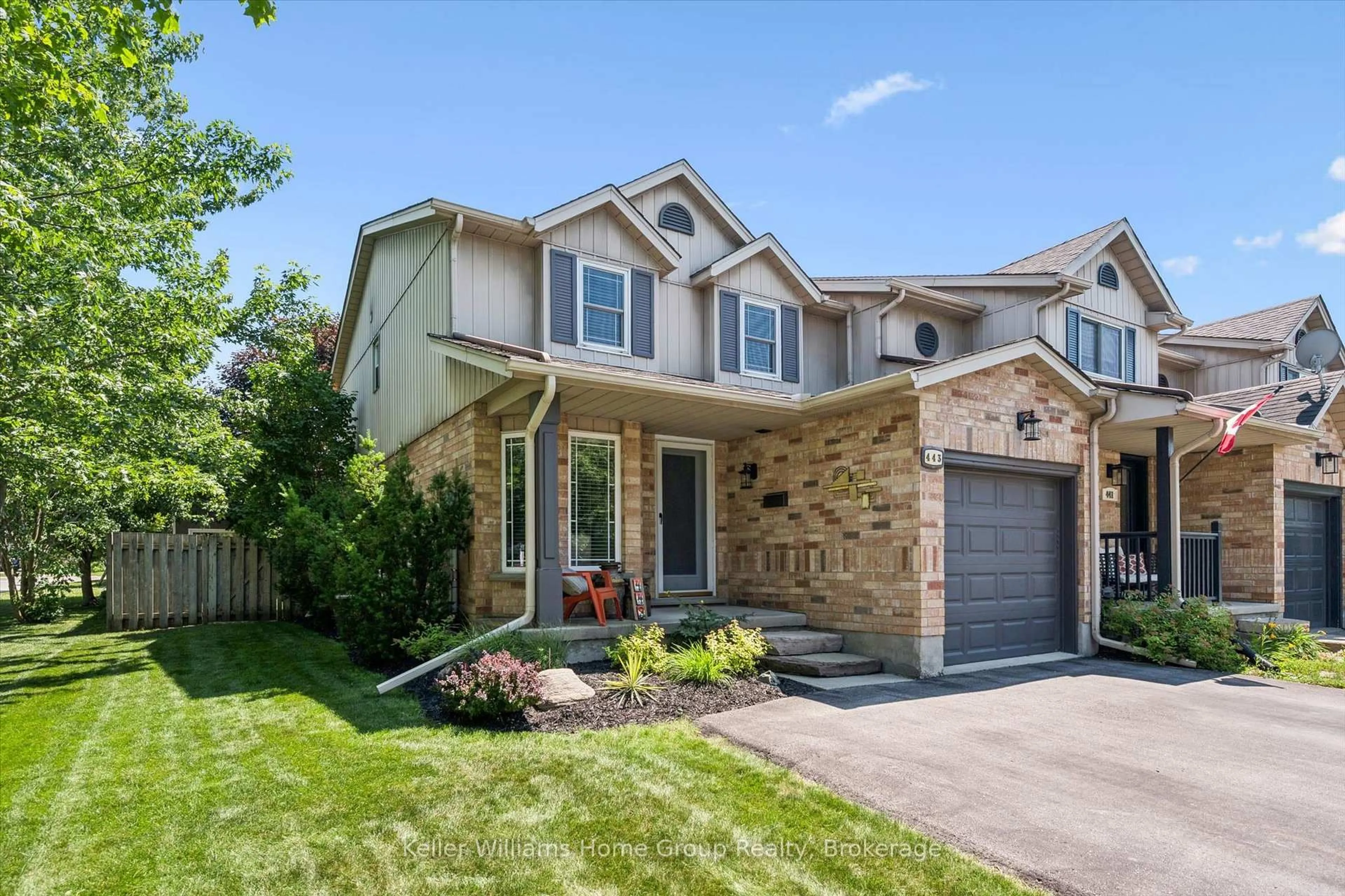 Home with brick exterior material, street for 443 Flannery Dr, Centre Wellington Ontario N1M 3P3