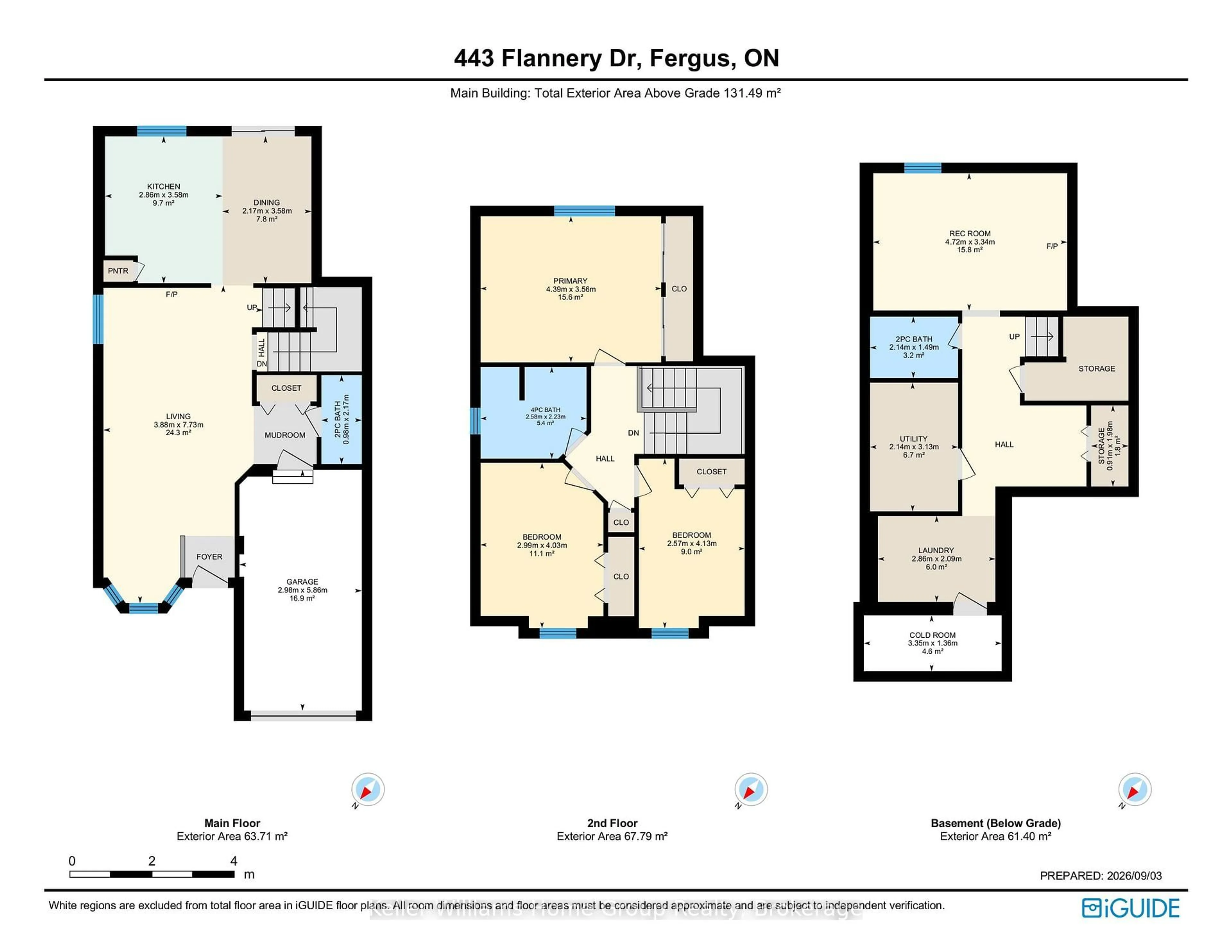 Floor plan for 443 Flannery Dr, Centre Wellington Ontario N1M 3P3