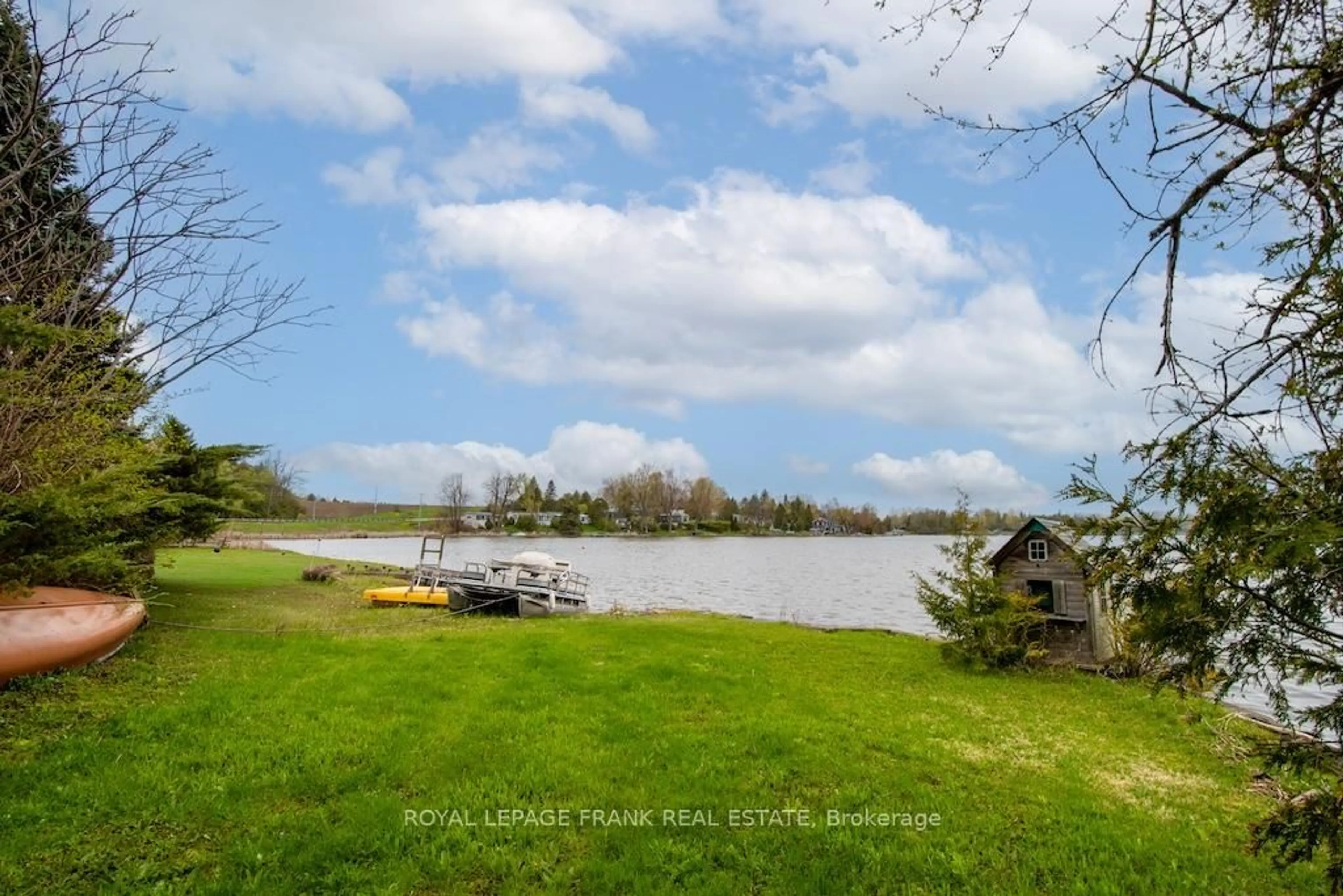 A pic from outside/outdoor area/front of a property/back of a property/a pic from drone, water/lake/river/ocean view for 674 Dickie Rd, Kawartha Lakes Ontario K9J 6X3