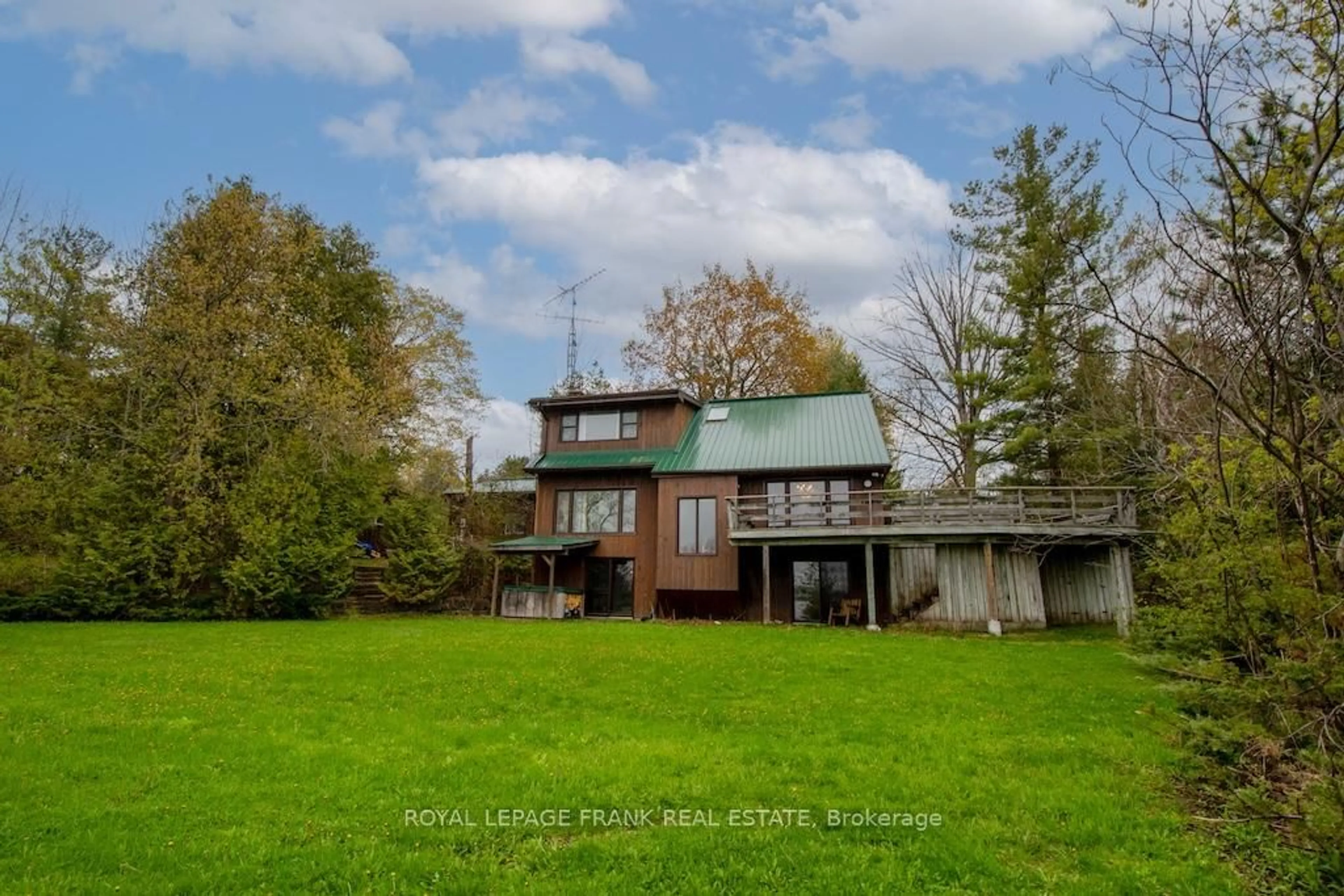 A pic from outside/outdoor area/front of a property/back of a property/a pic from drone, water/lake/river/ocean view for 674 Dickie Rd, Kawartha Lakes Ontario K9J 6X3