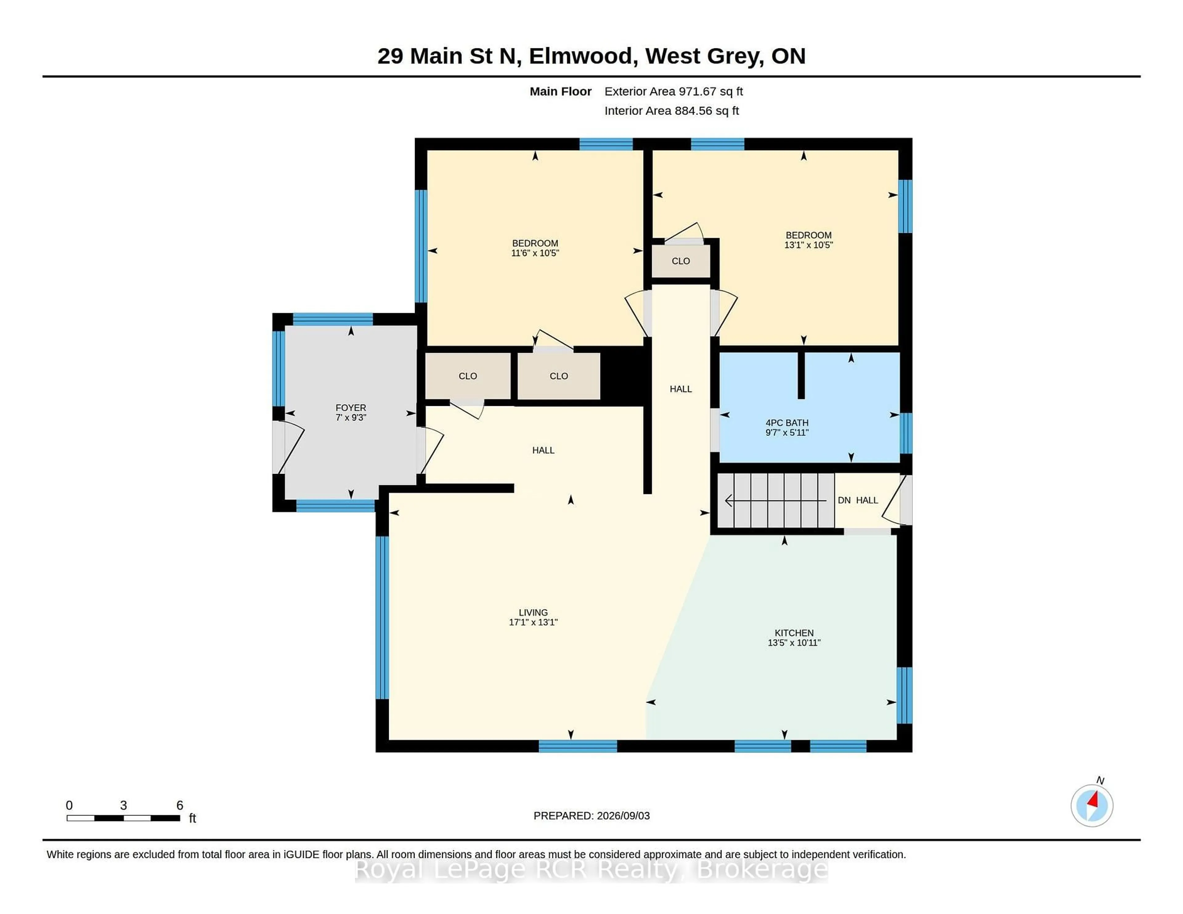 Floor plan for 29 Main St, West Grey Ontario N0G 1S0