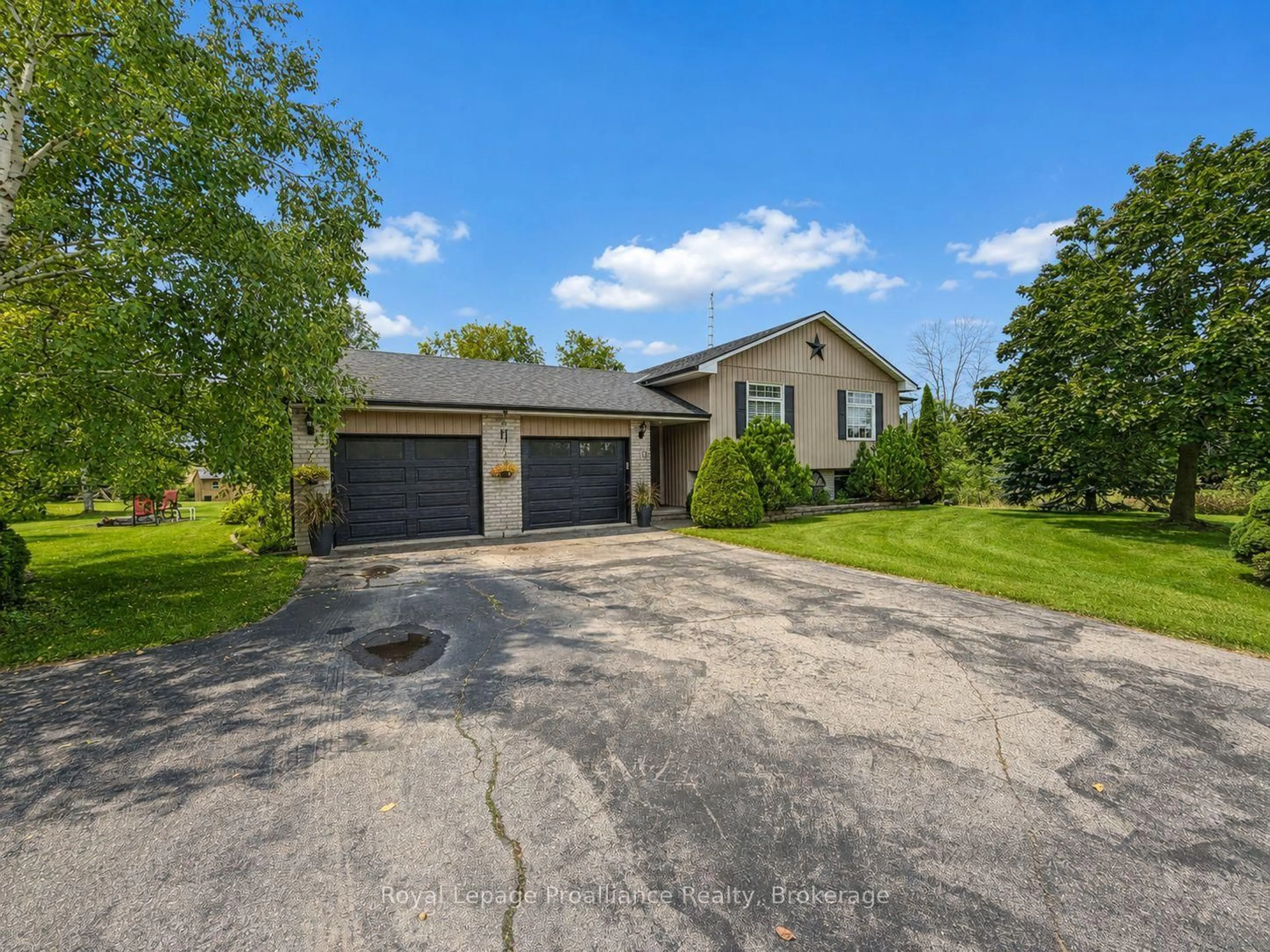 A pic from outside/outdoor area/front of a property/back of a property/a pic from drone, street for 661 Flying Club Rd, Stirling Ontario K0K 3E0
