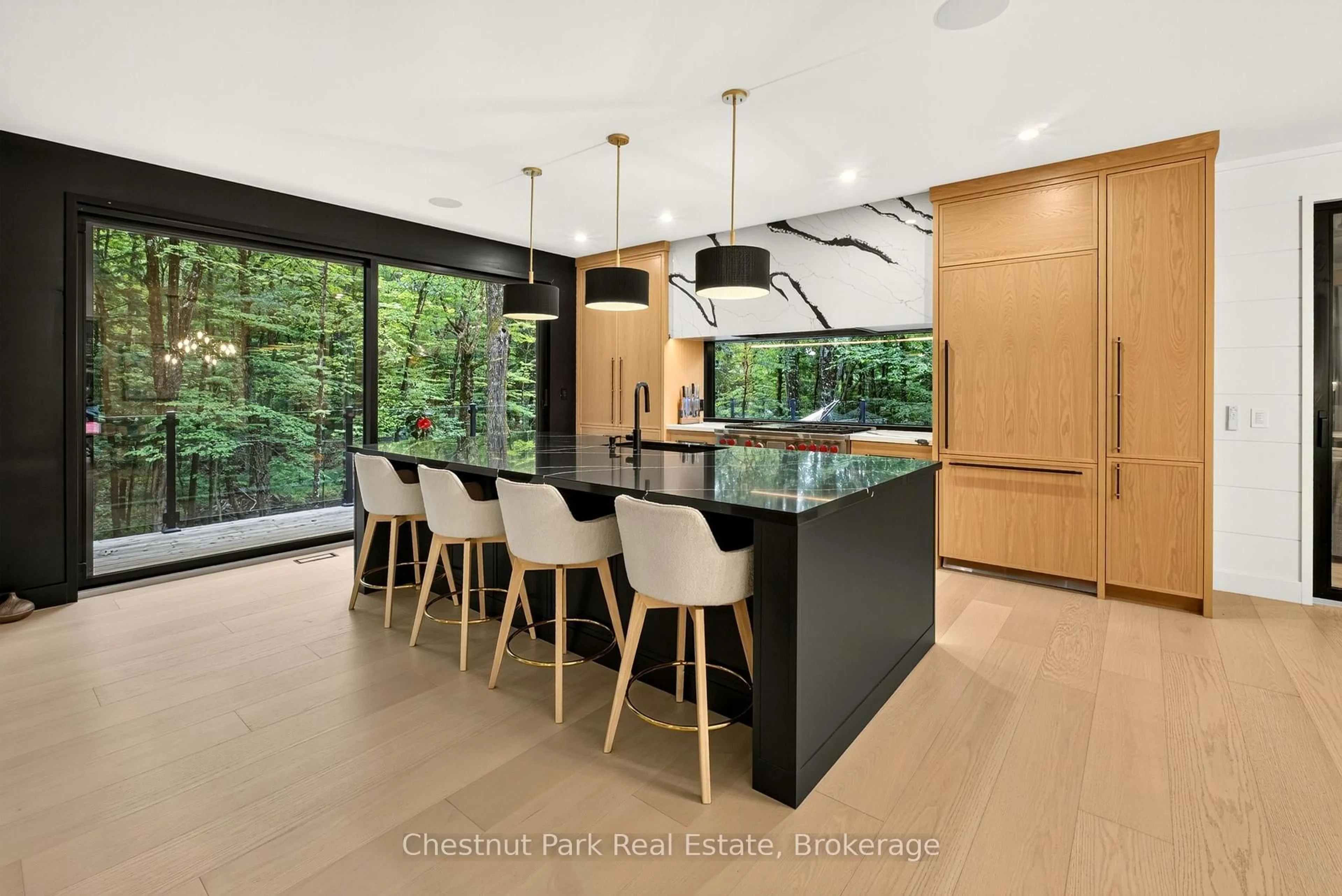 Contemporary kitchen, ceramic/tile floor for 1267 Dawson Rd, Muskoka Lakes Ontario P0B 1M0
