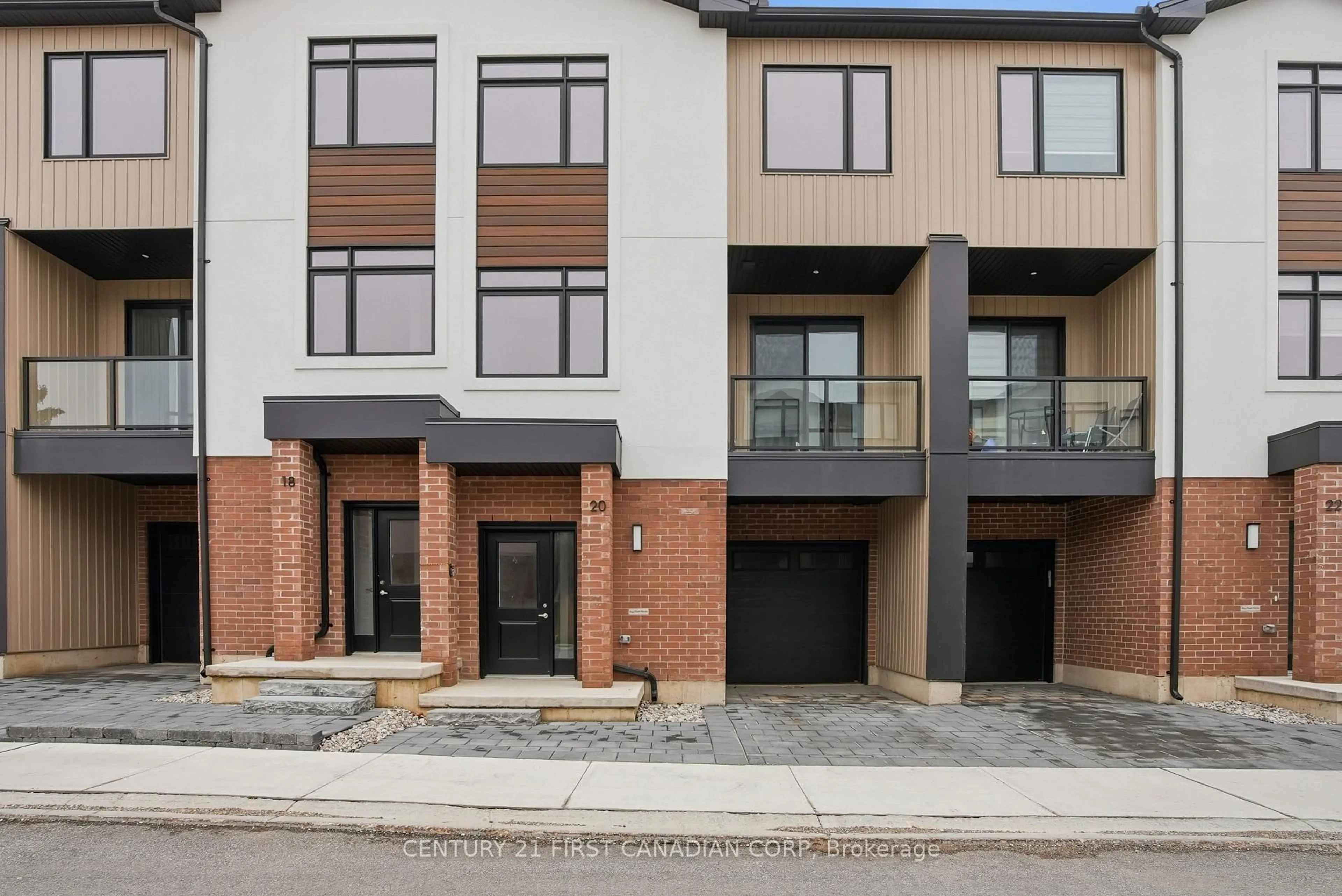 Home with brick exterior material, street for 349 Southdale Rd #16, London South Ontario N6E 0B9