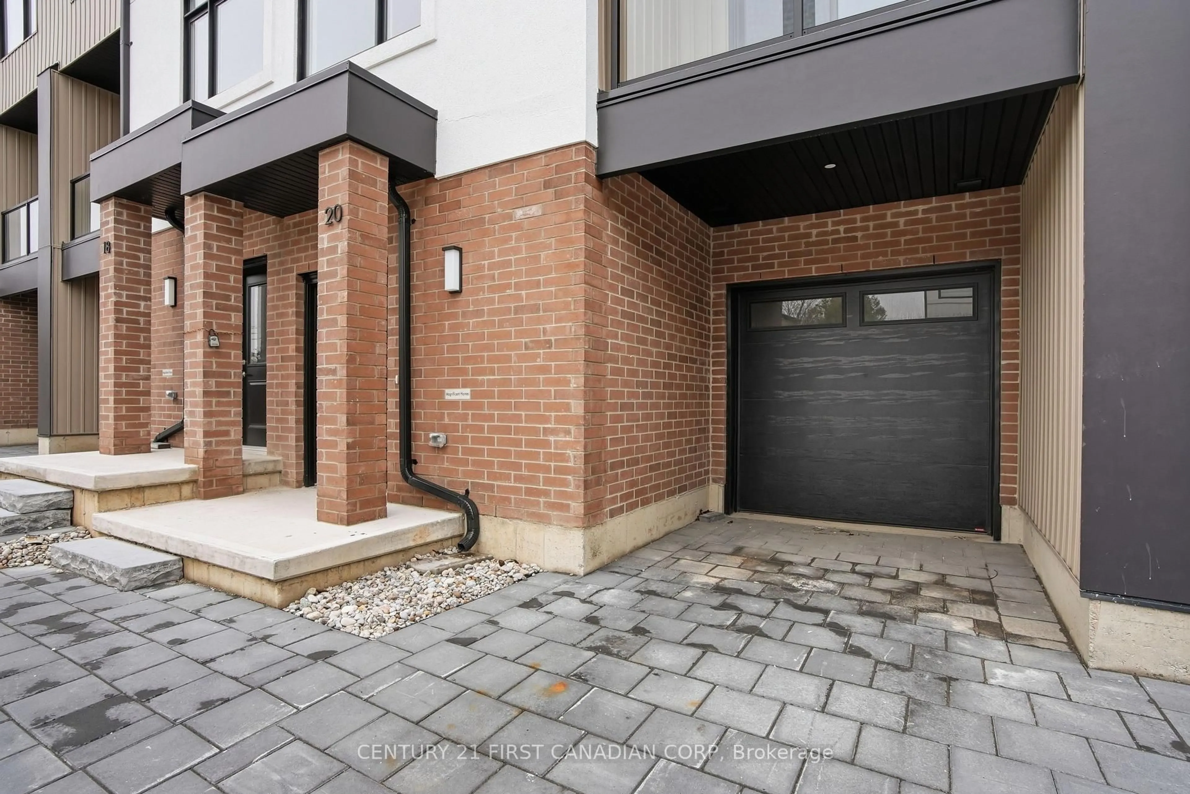Home with brick exterior material, street for 349 Southdale Rd #16, London South Ontario N6E 0B9