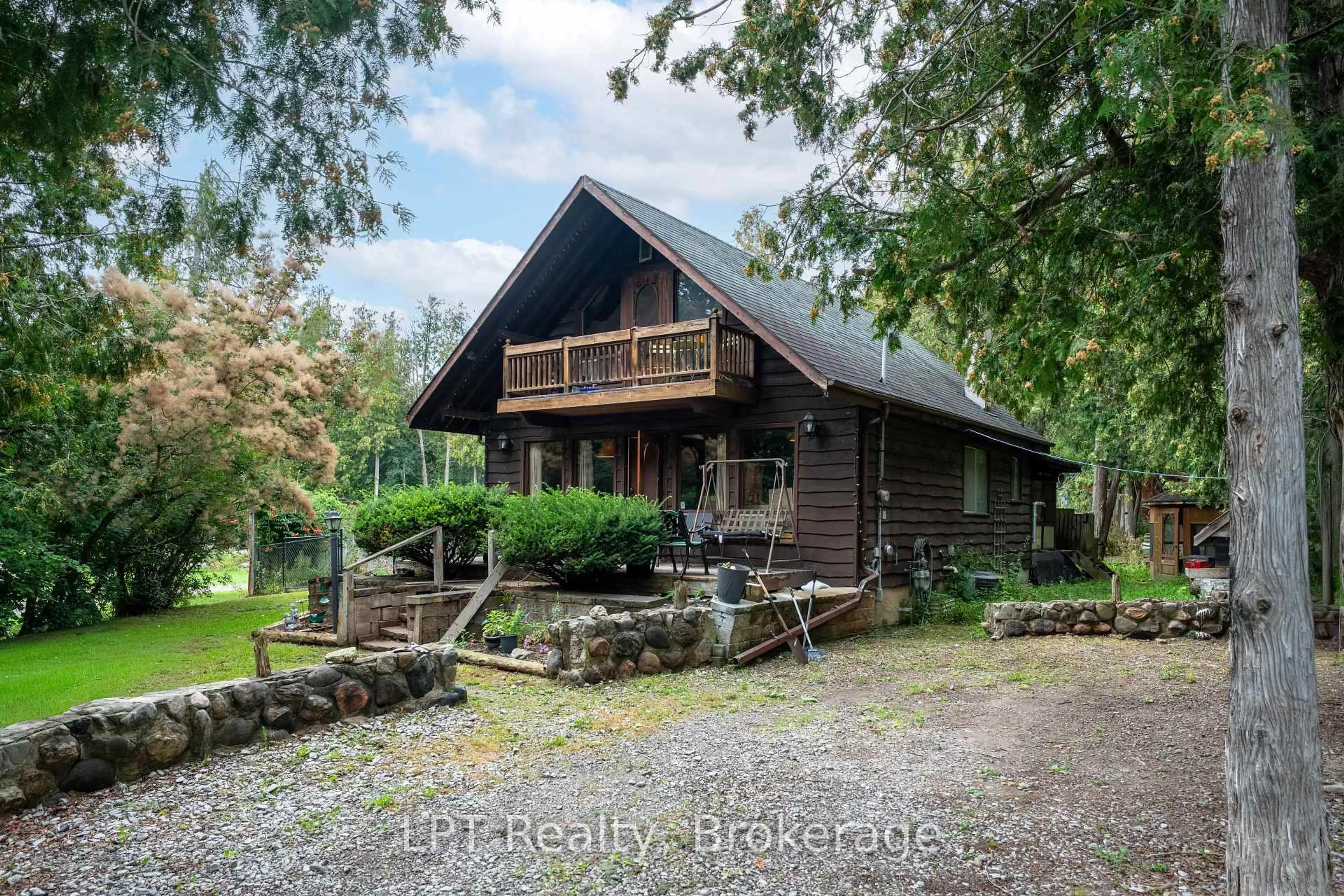 A pic from outside/outdoor area/front of a property/back of a property/a pic from drone, unknown for 1201 Meadowview Rd, Kawartha Lakes Ontario K0L 2W0