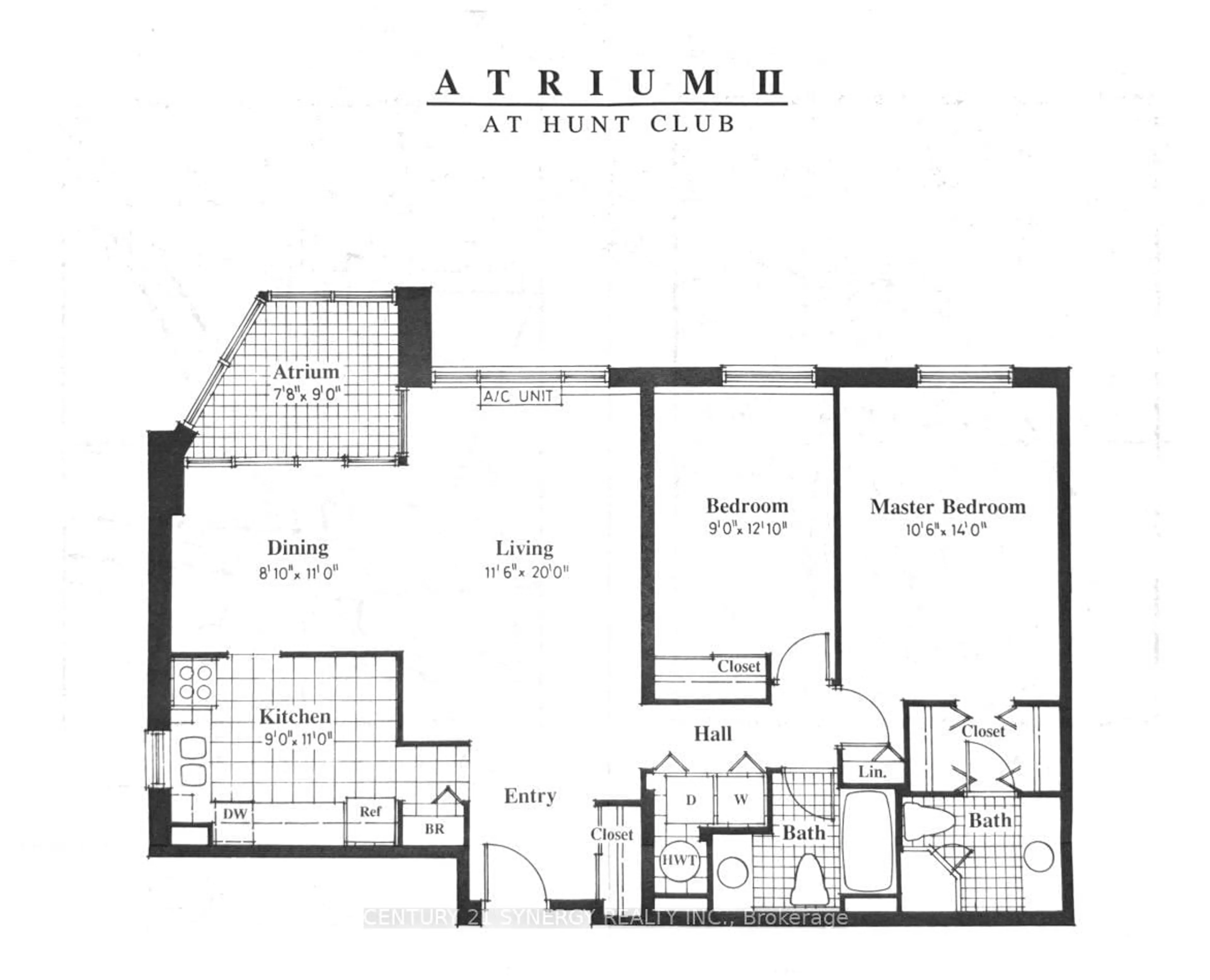 Floor plan for 2759 Carousel Cres #704, Ottawa Ontario K1T 2N5