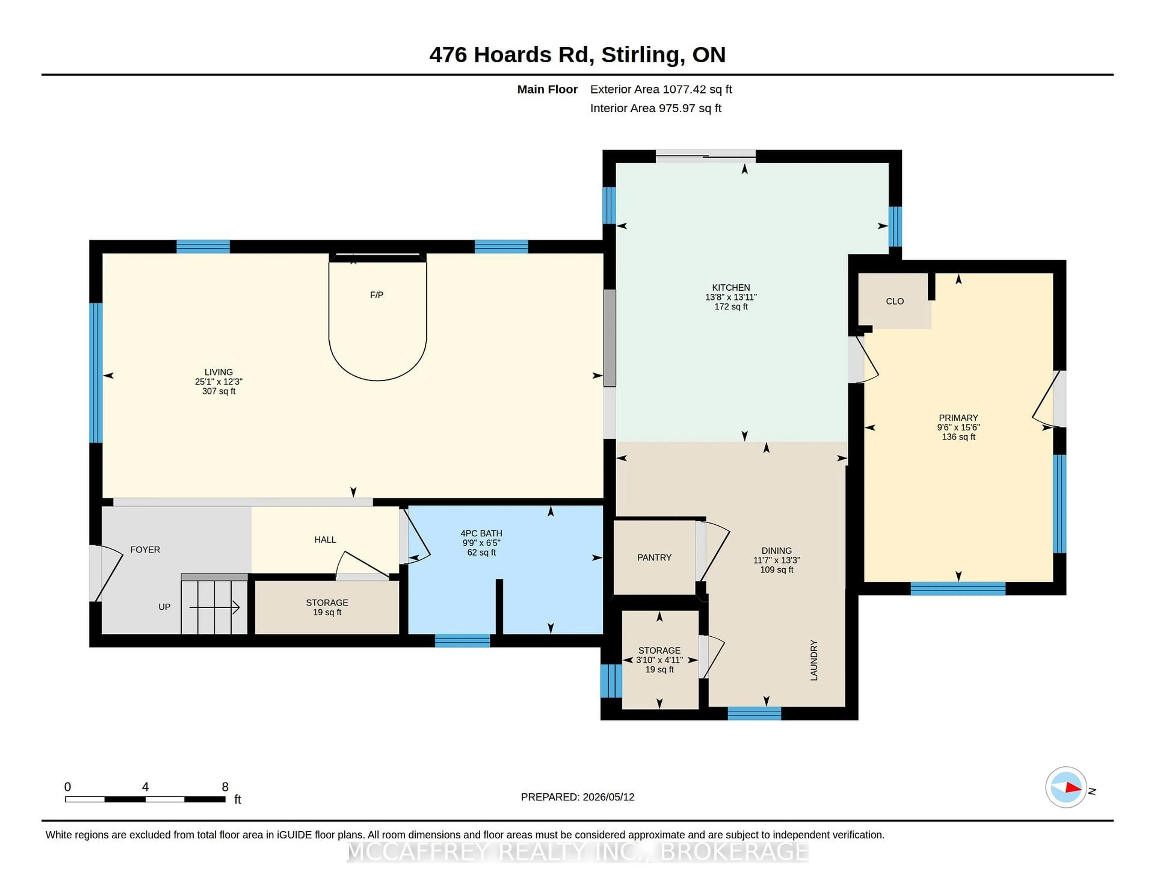 Floor plan for 476 Hoards Rd, Stirling Ontario K0K 3E0