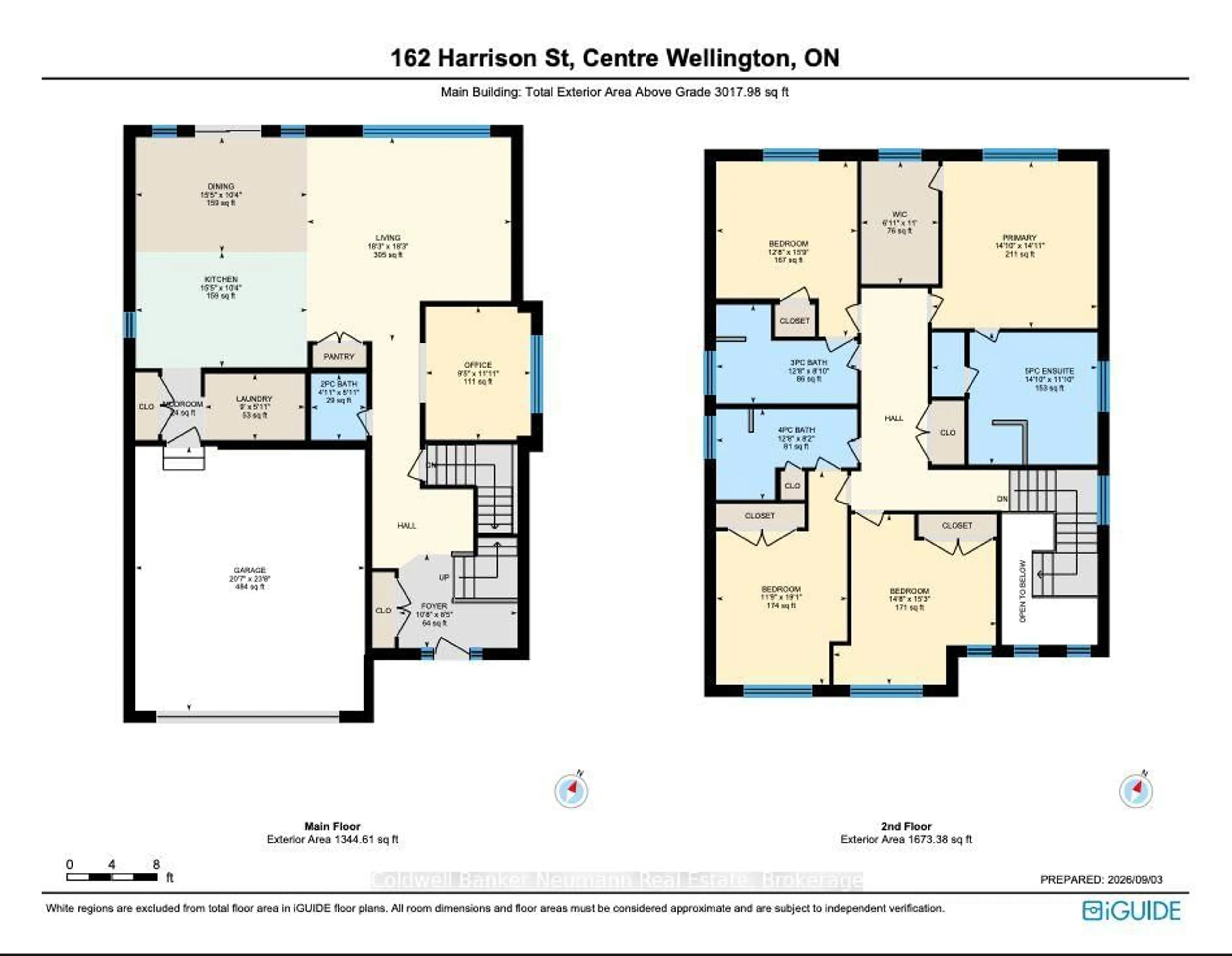 Floor plan for 162 HARRISON St, Centre Wellington Ontario N0B 1S0