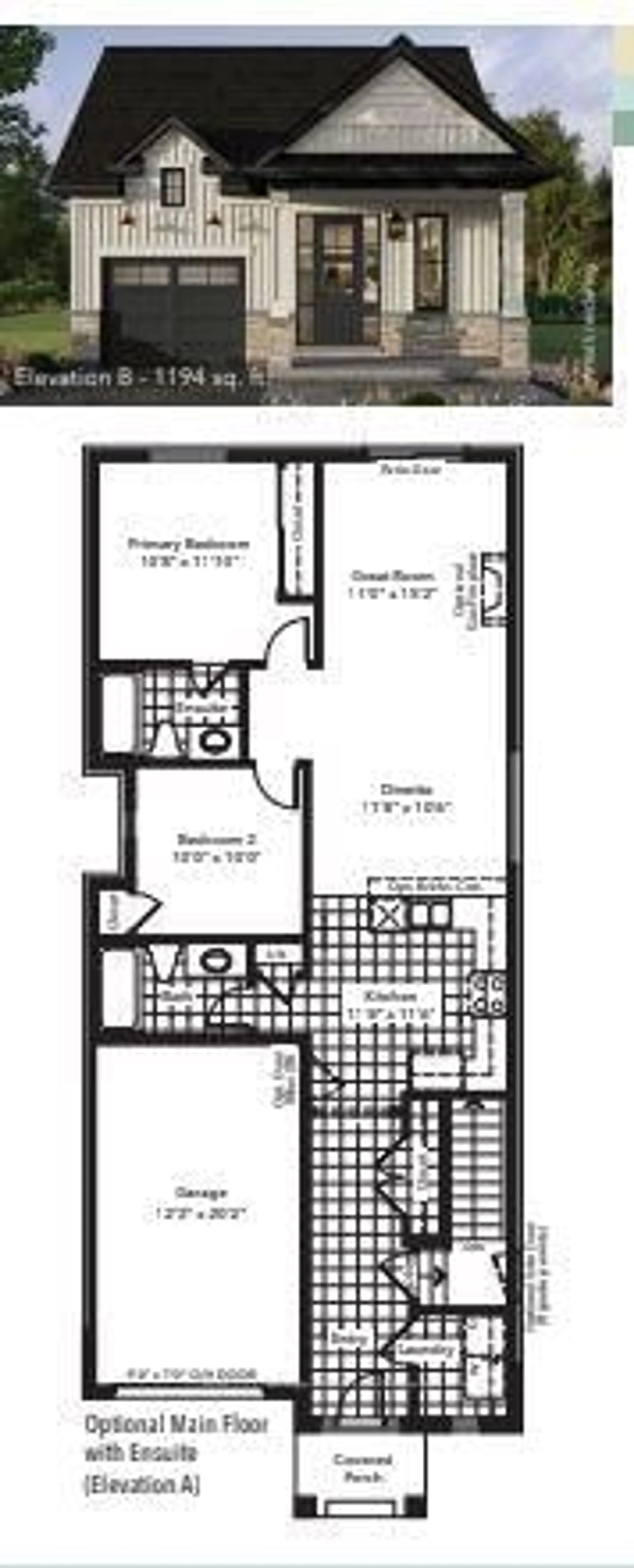 Floor plan for Lot 16 Kirby Rd, Welland Ontario L3C 3G5